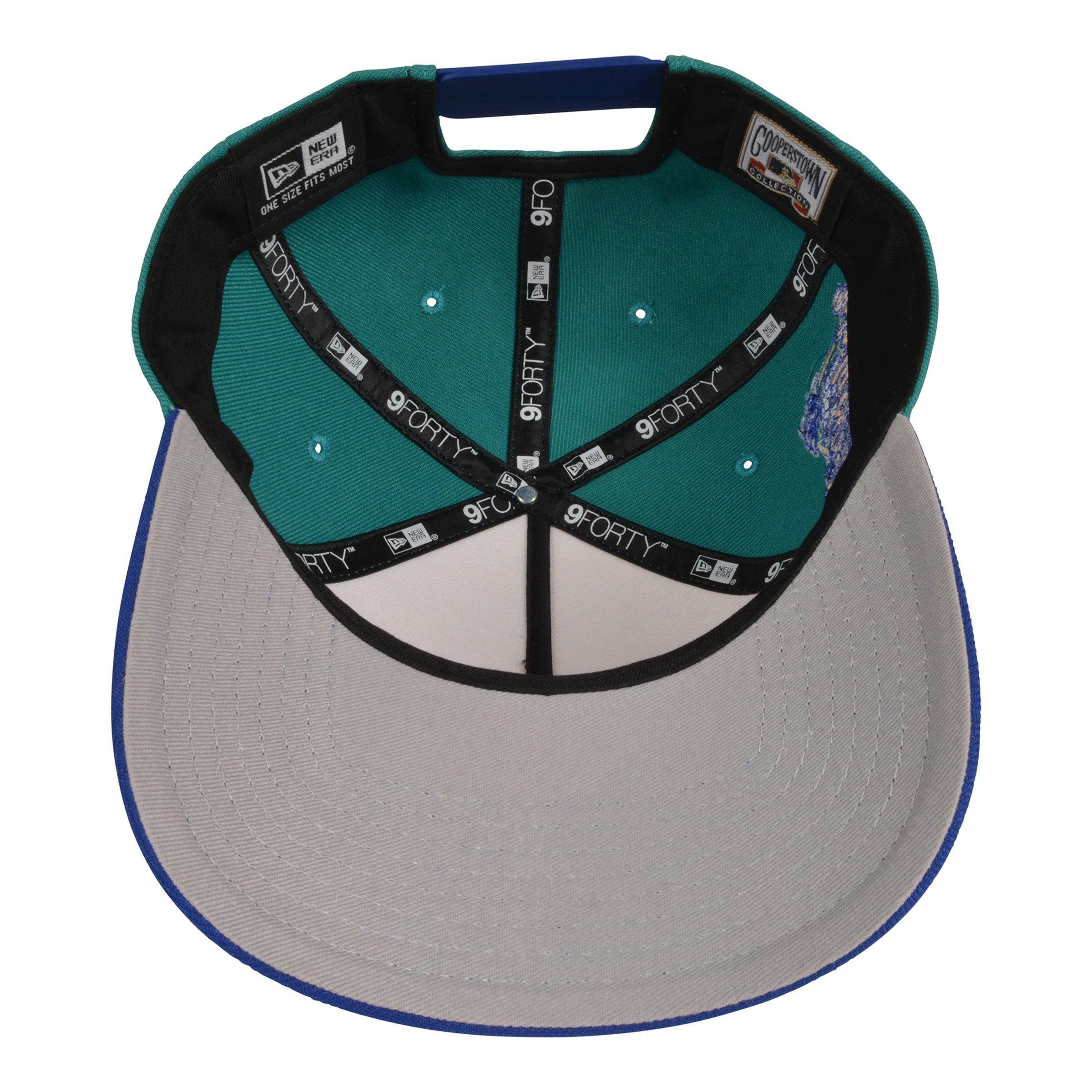 New Era Atlanta Braves 9FORTY Multicolor Snapback Hat-Green/Blue