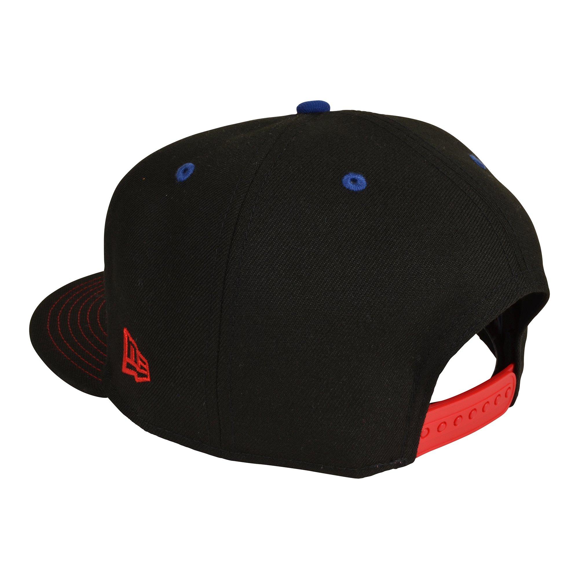 New Era Chicago Bulls 9FIFTY Script Snapback Hat - Multi - BLACK/RED/BLUE Thumbnail View 4