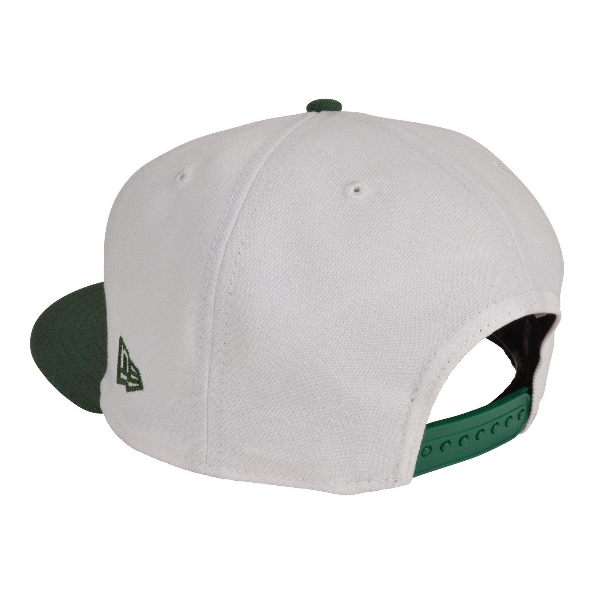 New Era Chicago Bulls 9FIFTY Script Snapback Hat-White/Green
