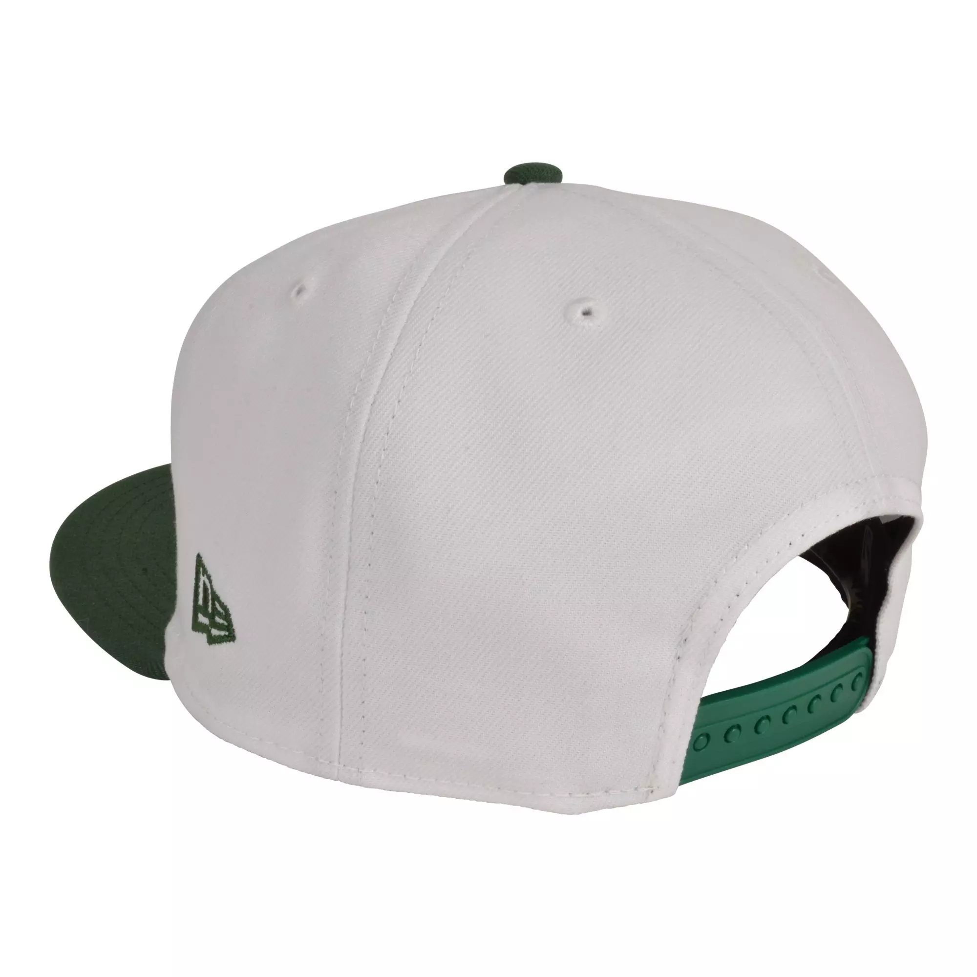 New Era Chicago Bulls 9FIFTY Script Snapback Hat-White/Green - WHITE/GREEN