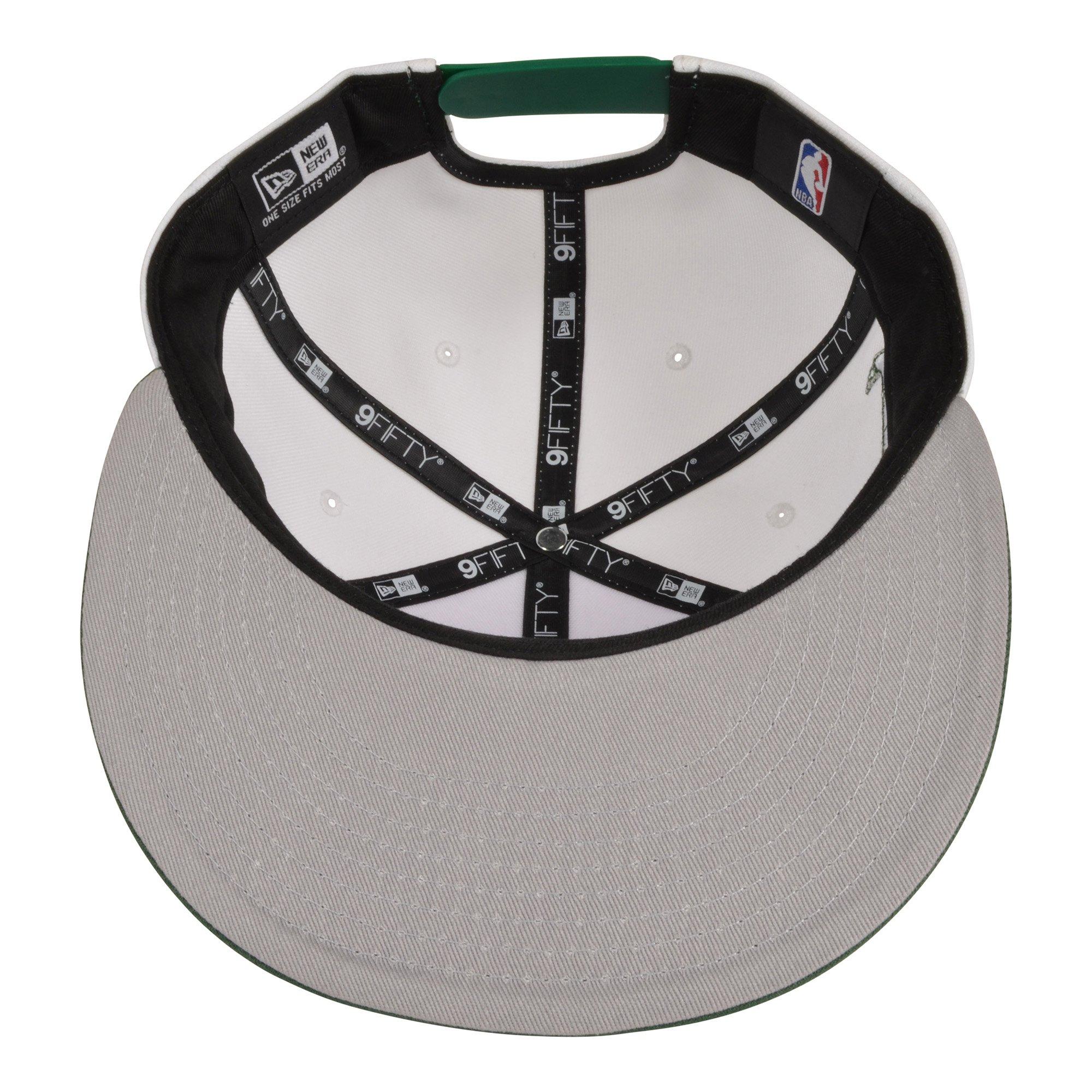 New Era Chicago Bulls 9FIFTY Script Snapback Hat-White/Green