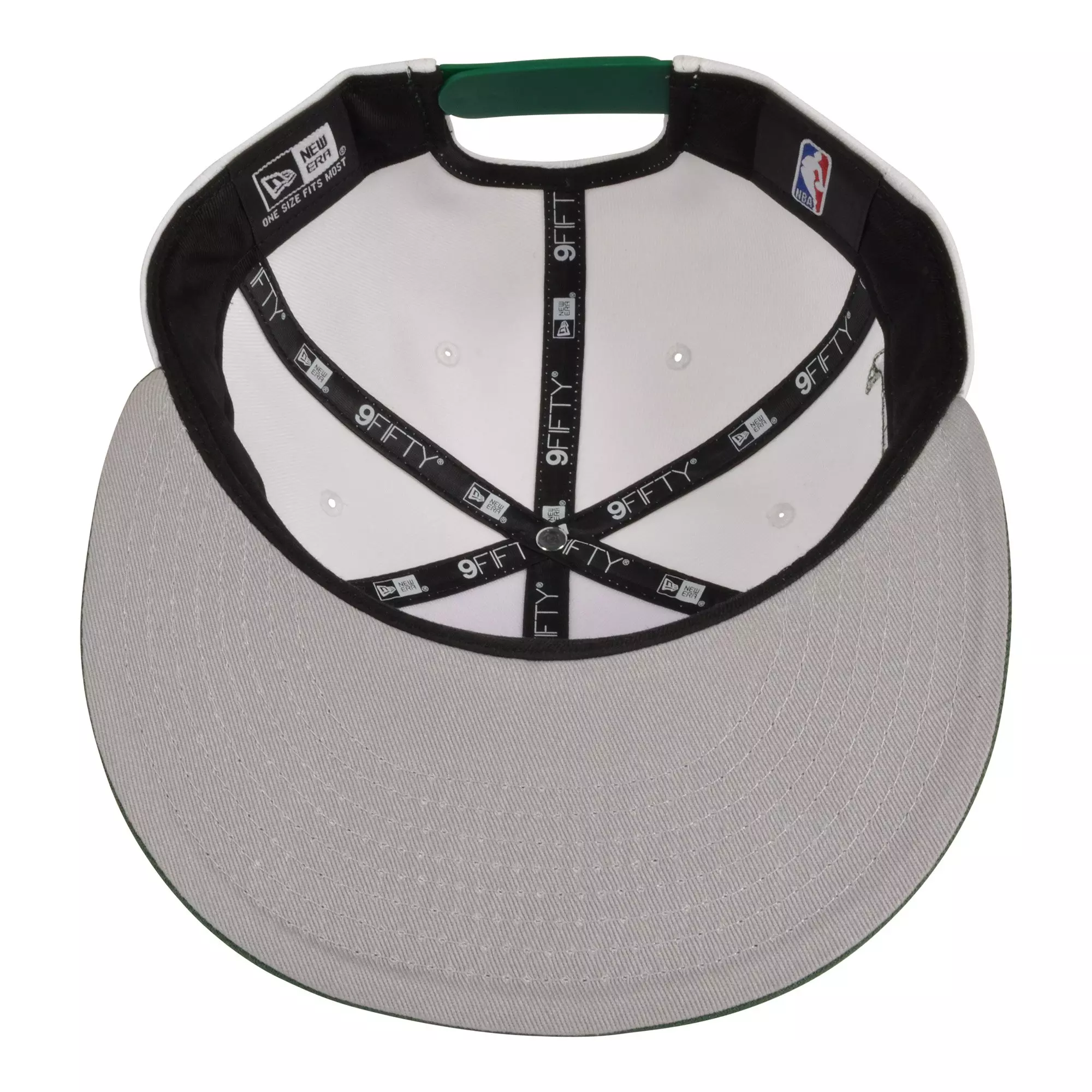 New Era Chicago Bulls 9FIFTY Script Snapback Hat-White/Green - WHITE/GREEN