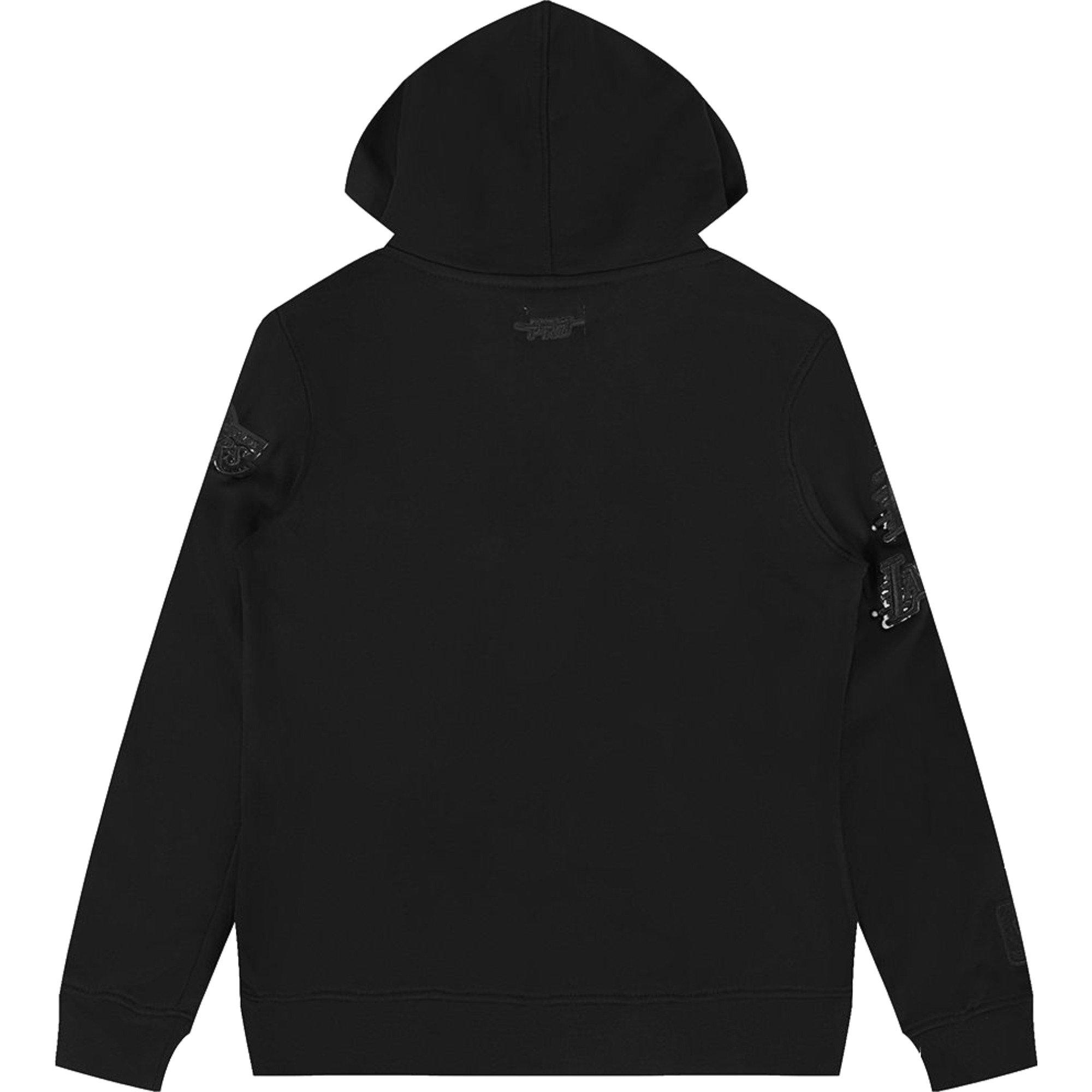 Pro Standard Los Angeles Lakers Triple Black Fleece Pullover Big Kids' Hoodie