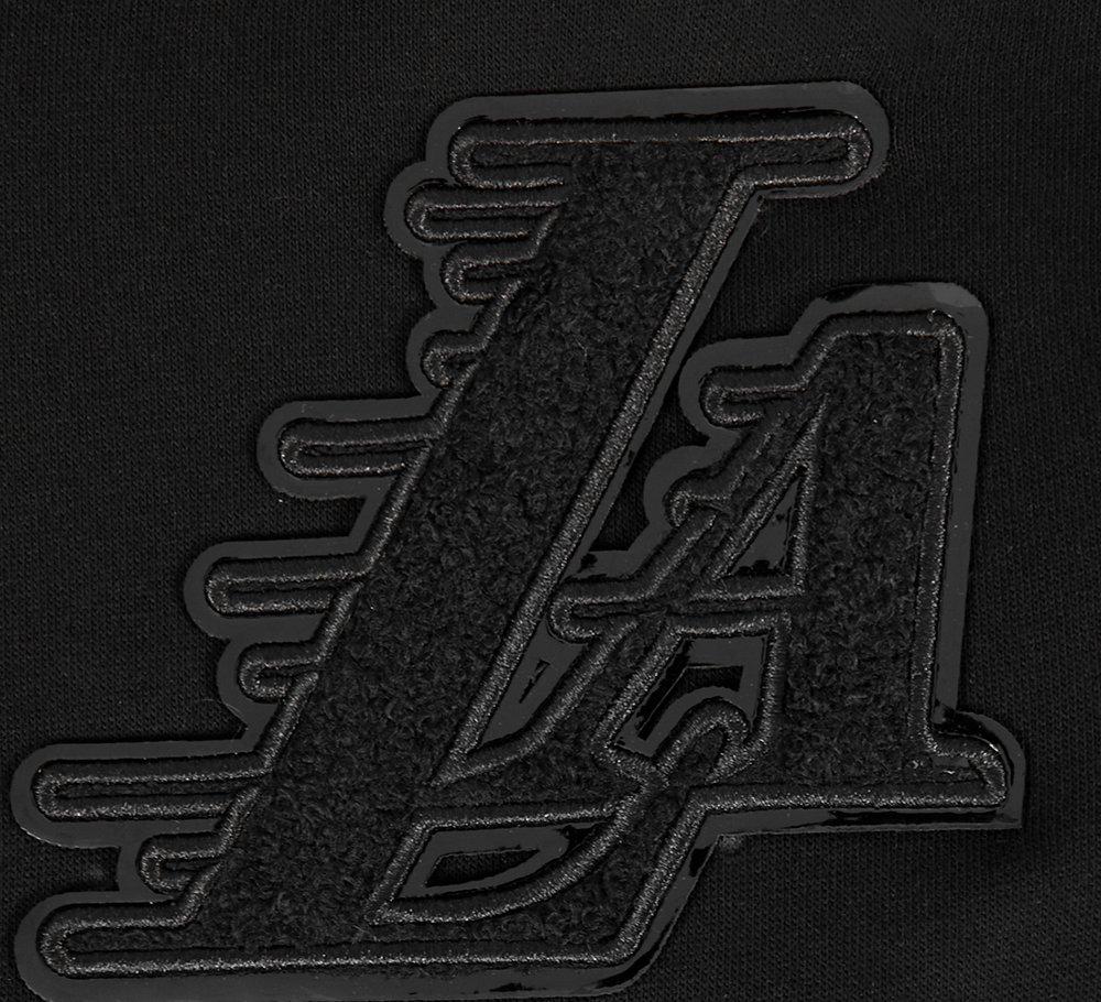 Pro Standard Los Angeles Lakers Triple Black Fleece Pullover Big Kids' Hoodie