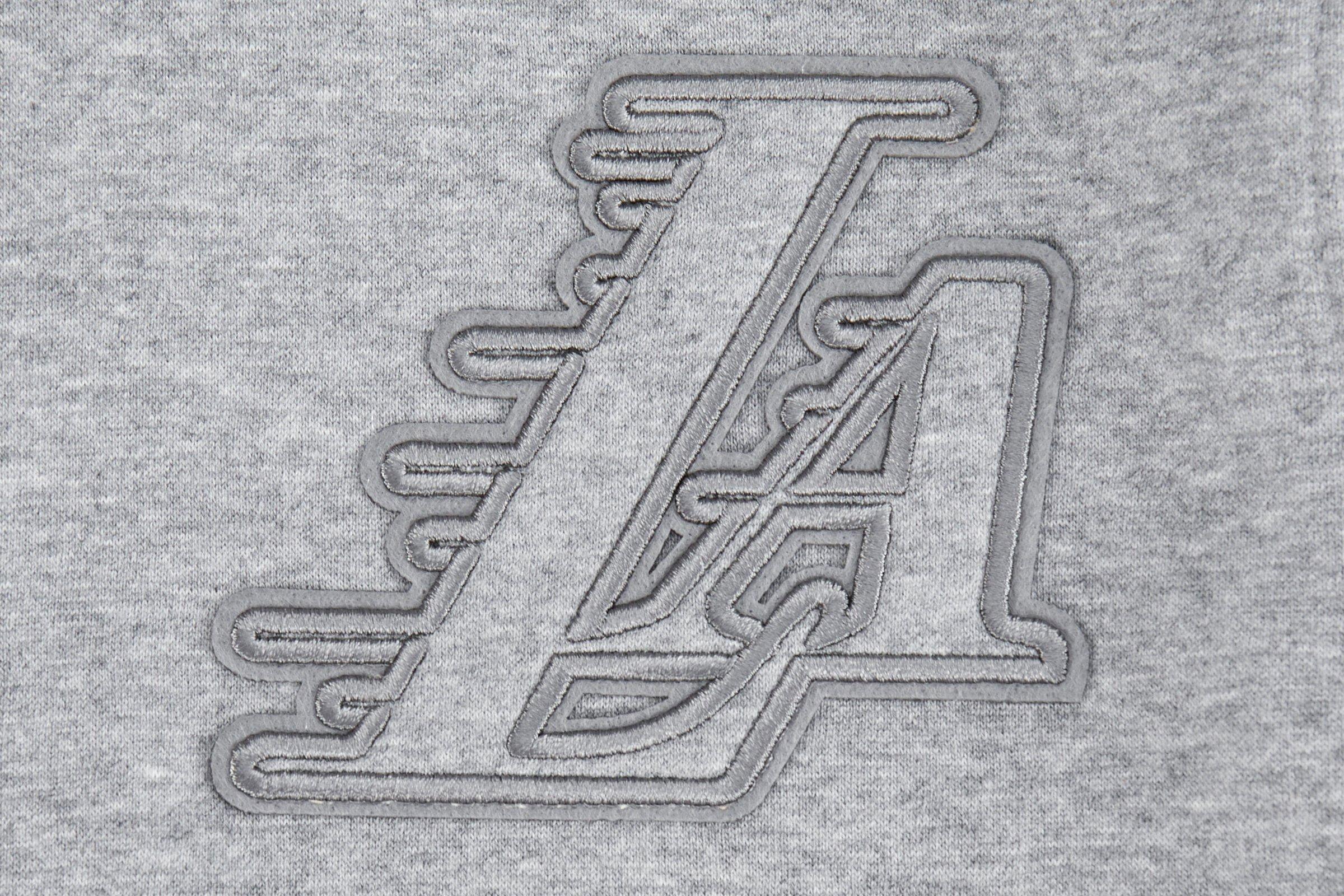 Pro Standard Los Angeles Lakers Neutral Fleece Pullover Big Boys' Grey Hoodie