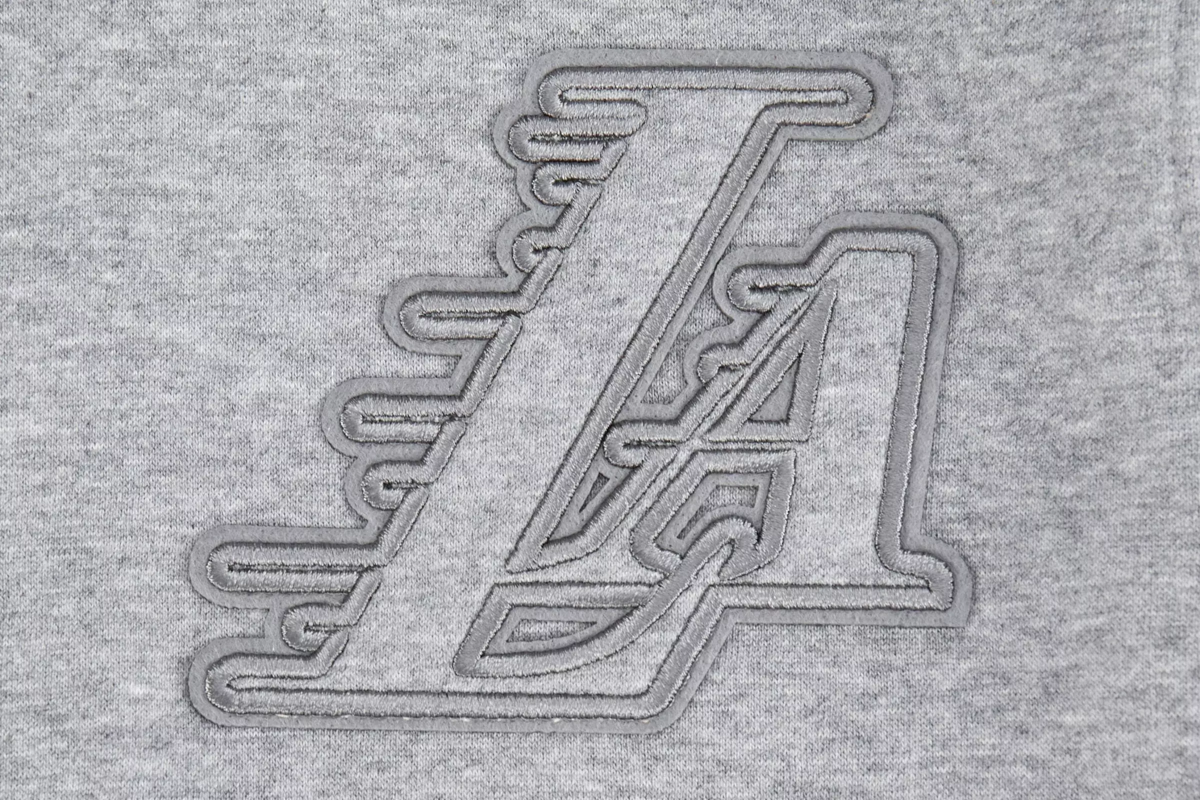 Pro Standard Big Boys' Los Angeles Lakers Neutral Fleece Pullover Hoodie-Grey - GREY