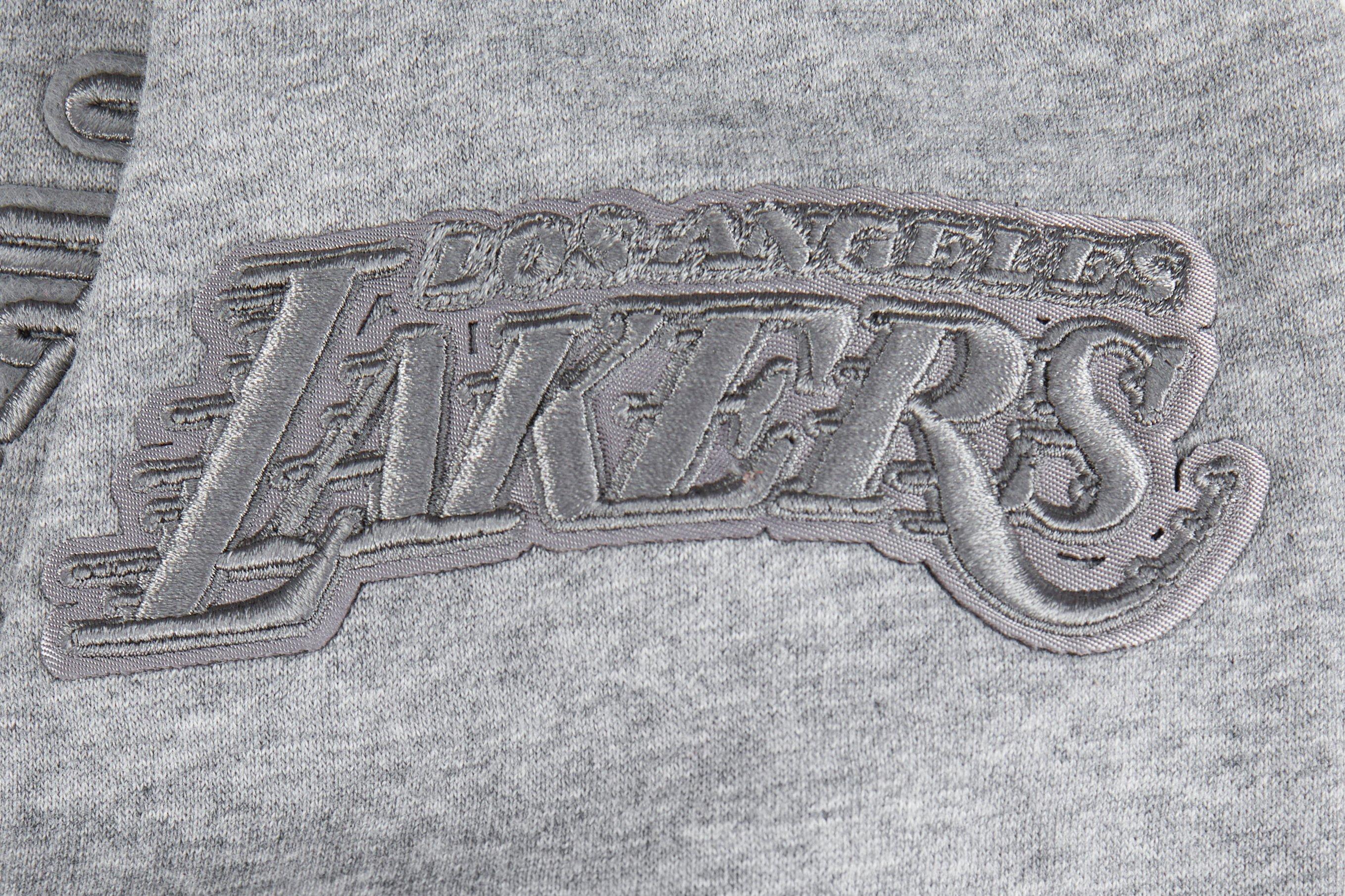 Pro Standard Los Angeles Lakers Neutral Fleece Pullover Big Boys' Grey Hoodie