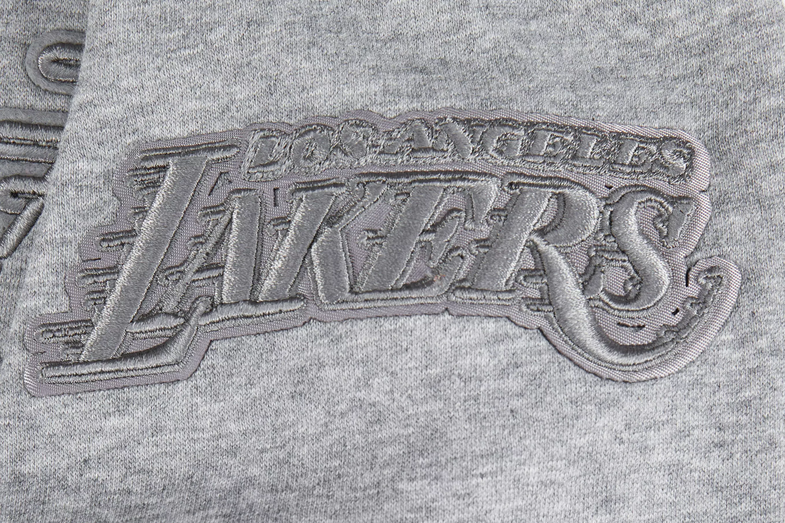 Pro Standard Big Boys' Los Angeles Lakers Neutral Fleece Pullover Hoodie-Grey - GREY