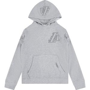 Pro Standard Big Boys' Los Angeles Lakers Neutral Fleece Pullover Hoodie-Grey