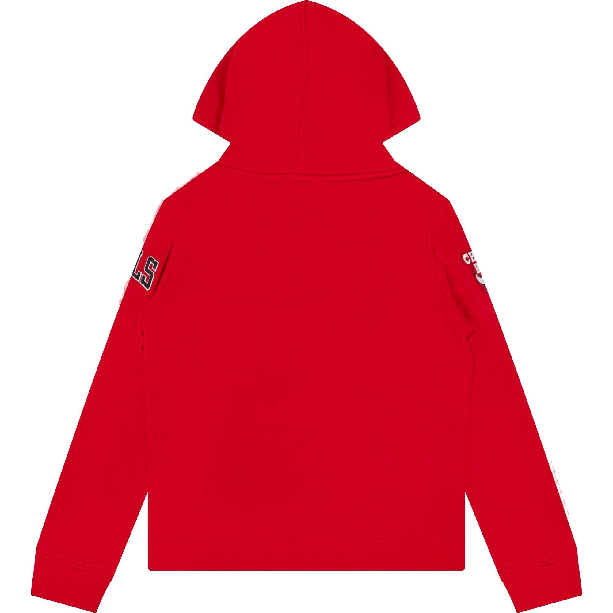 Pro Standard Chicago Bulls Classic Fleece Pullover Big Kids' Red Hoodie