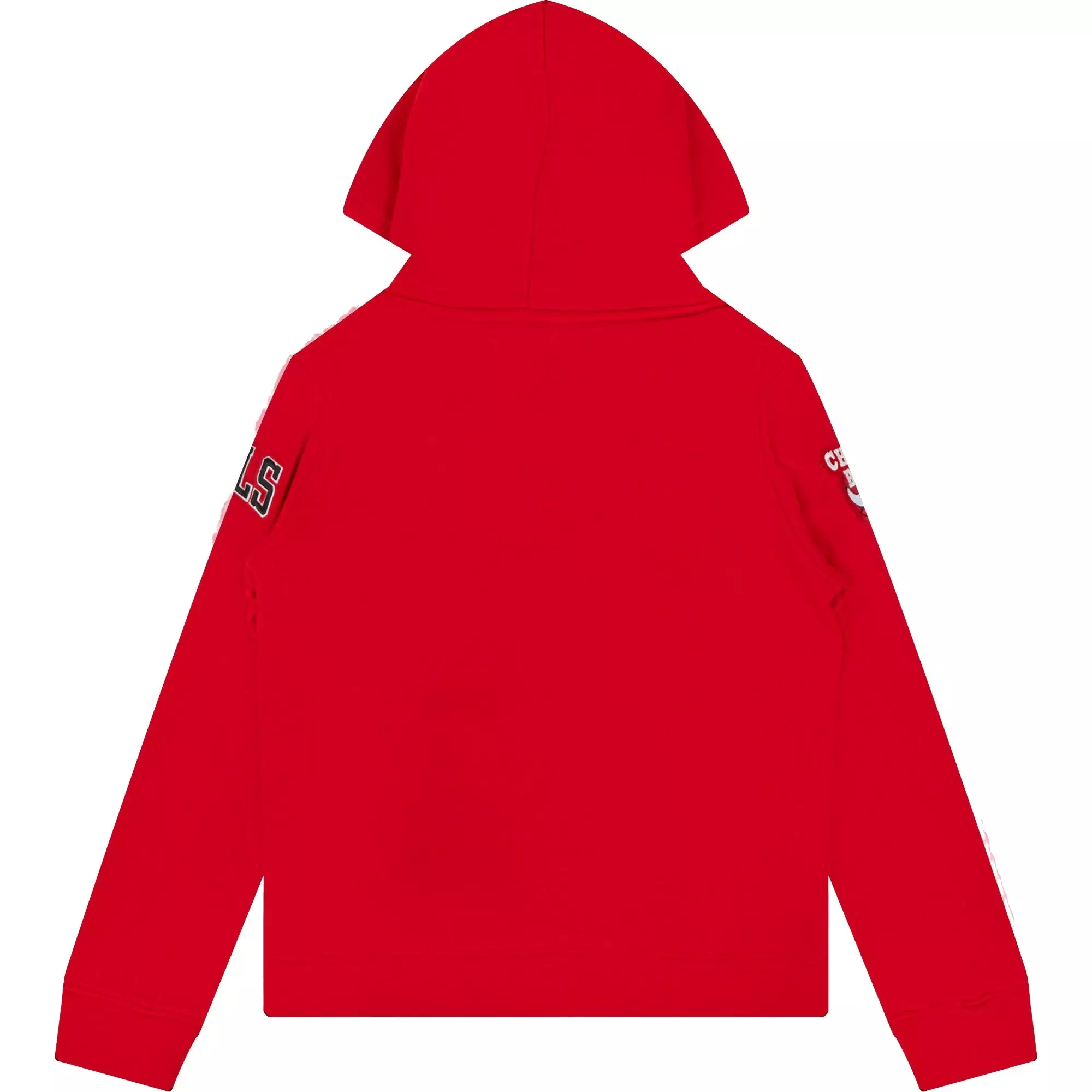 Pro Standard Big Kids' Chicago Bulls Classic Fleece Pullover Hoodie-Red - RED