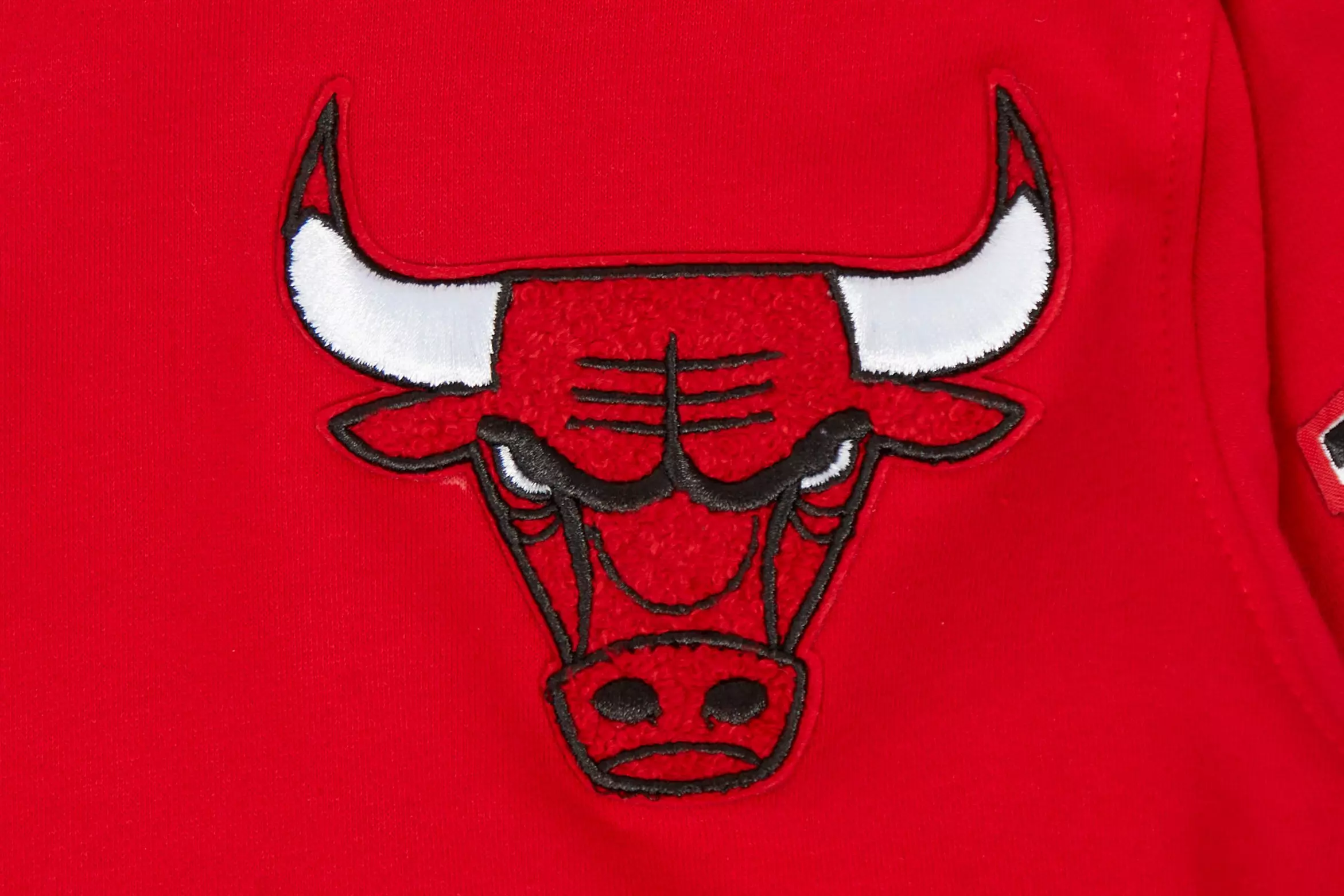 Pro Standard Big Kids' Chicago Bulls Classic Fleece Pullover Hoodie-Red - RED