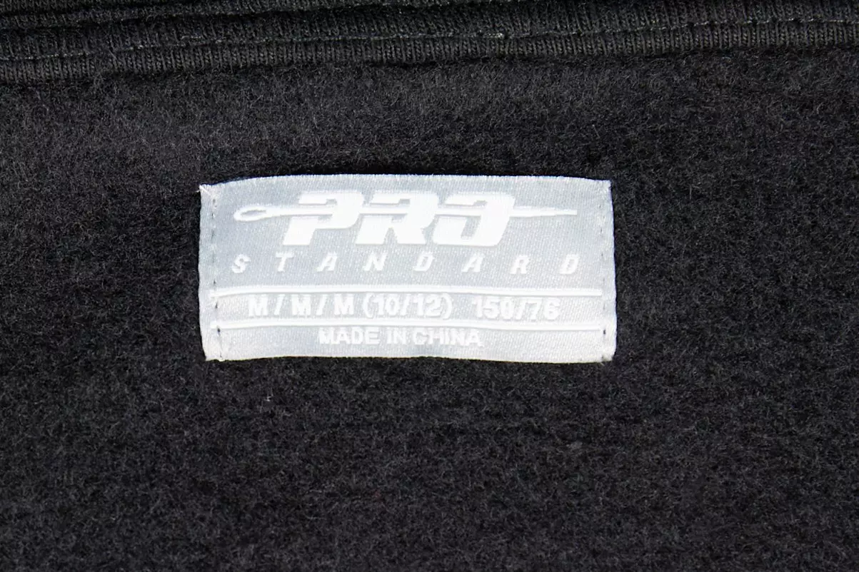 Pro Standard Big Kids' Los Angeles Lakers Classic Fleece Full-Zip Hoodie-Black/Red - BLACK/YELLOW