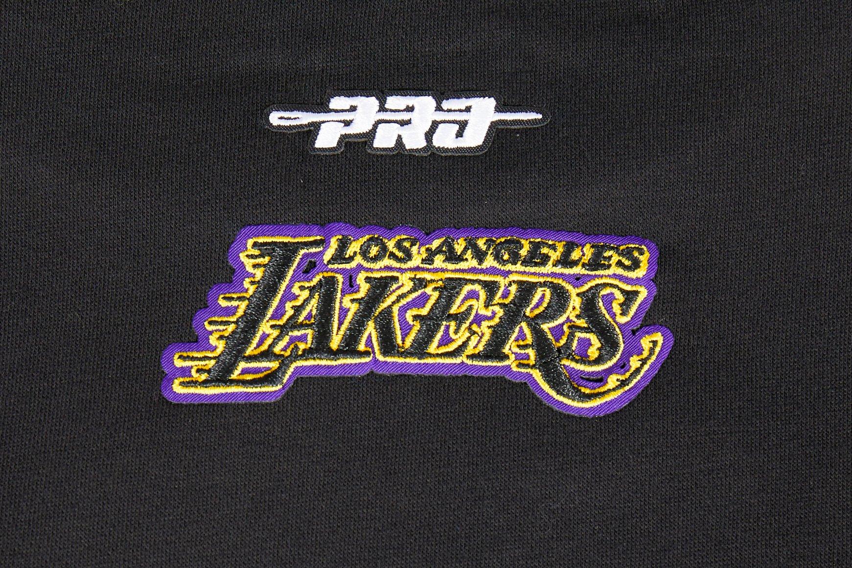 Pro Standard Los Angeles Lakers Classic Fleece Big Kids' Black/Red Full-Zip Hoodie