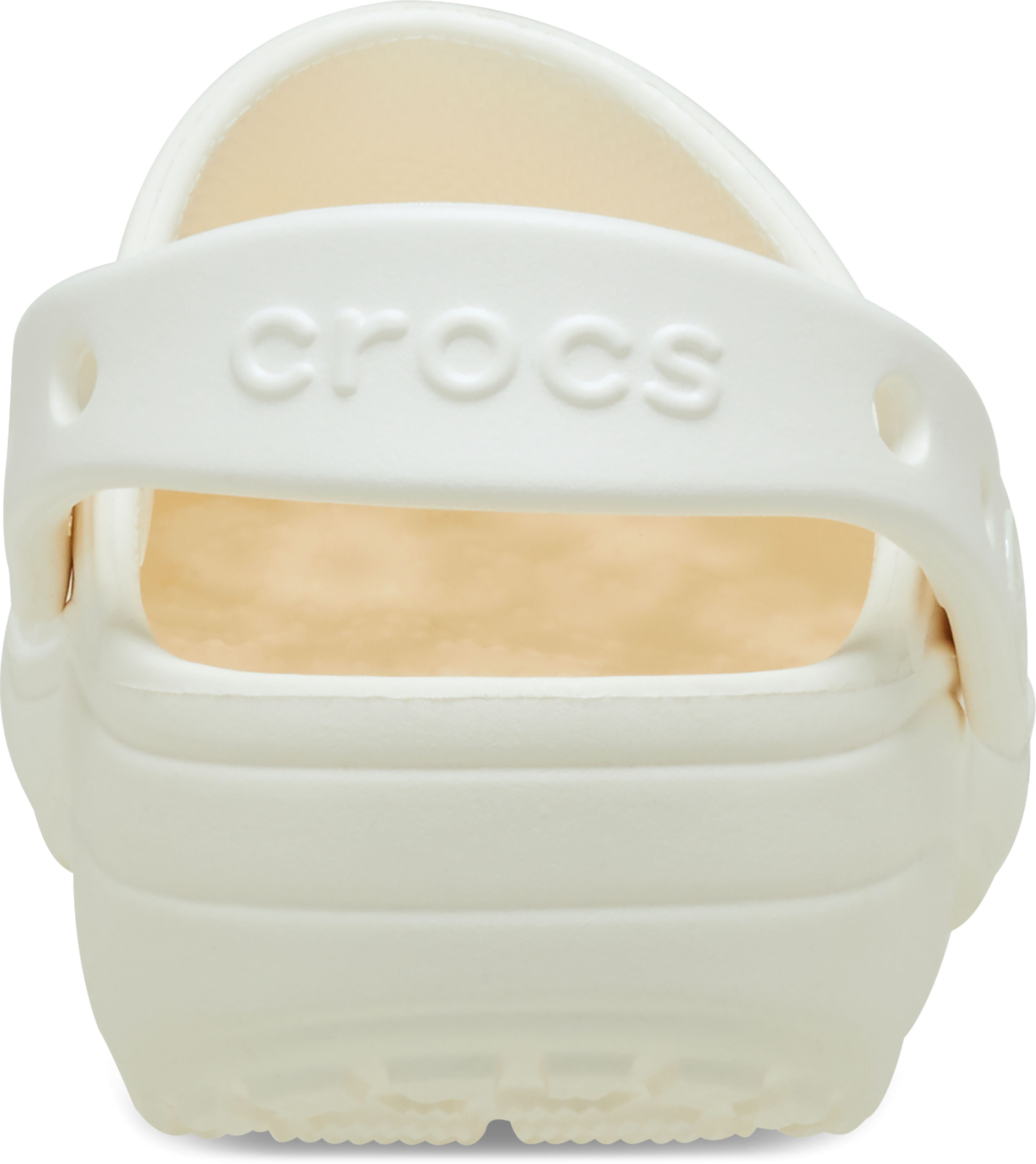 Crocs Classic Floral "Chalk" Women's Clog - OFF-WHITE Thumbnail View 5
