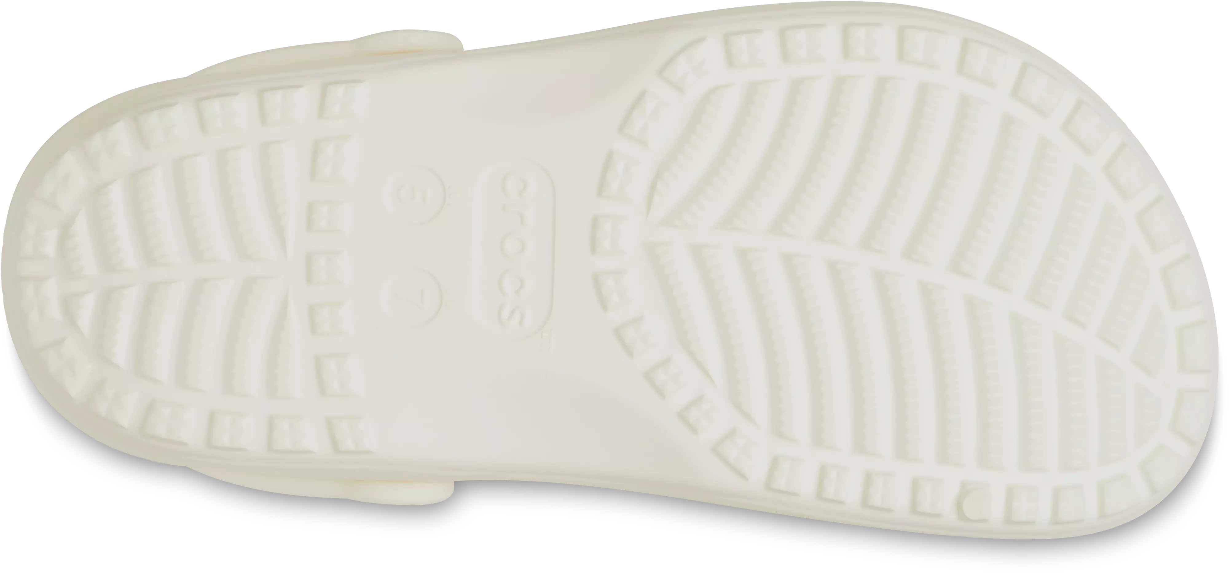 Crocs Classic Floral "Chalk" Women's Clog - OFF-WHITE