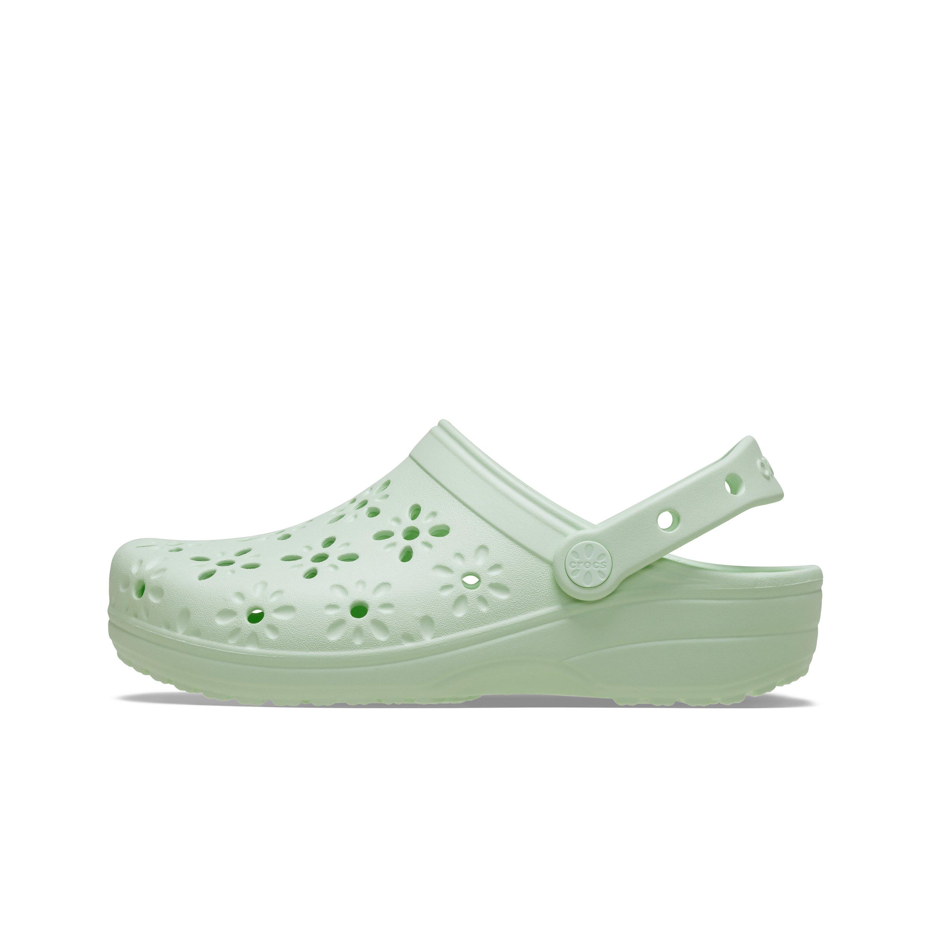 Crocs Classic Floral "Jade" Women's Clog - JADE Thumbnail View 2