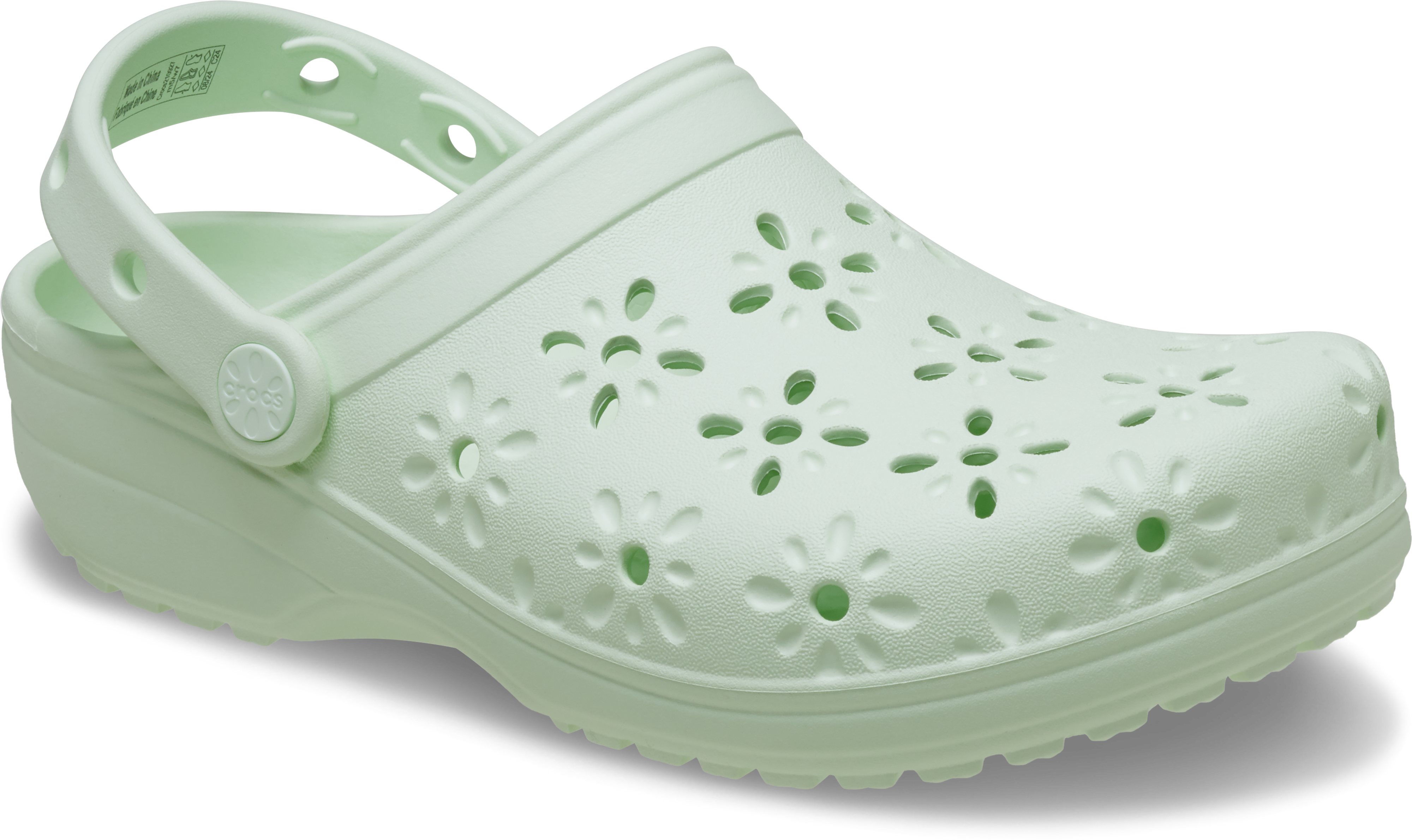 Crocs Classic Floral "Jade" Women's Clog - JADE Thumbnail View 6