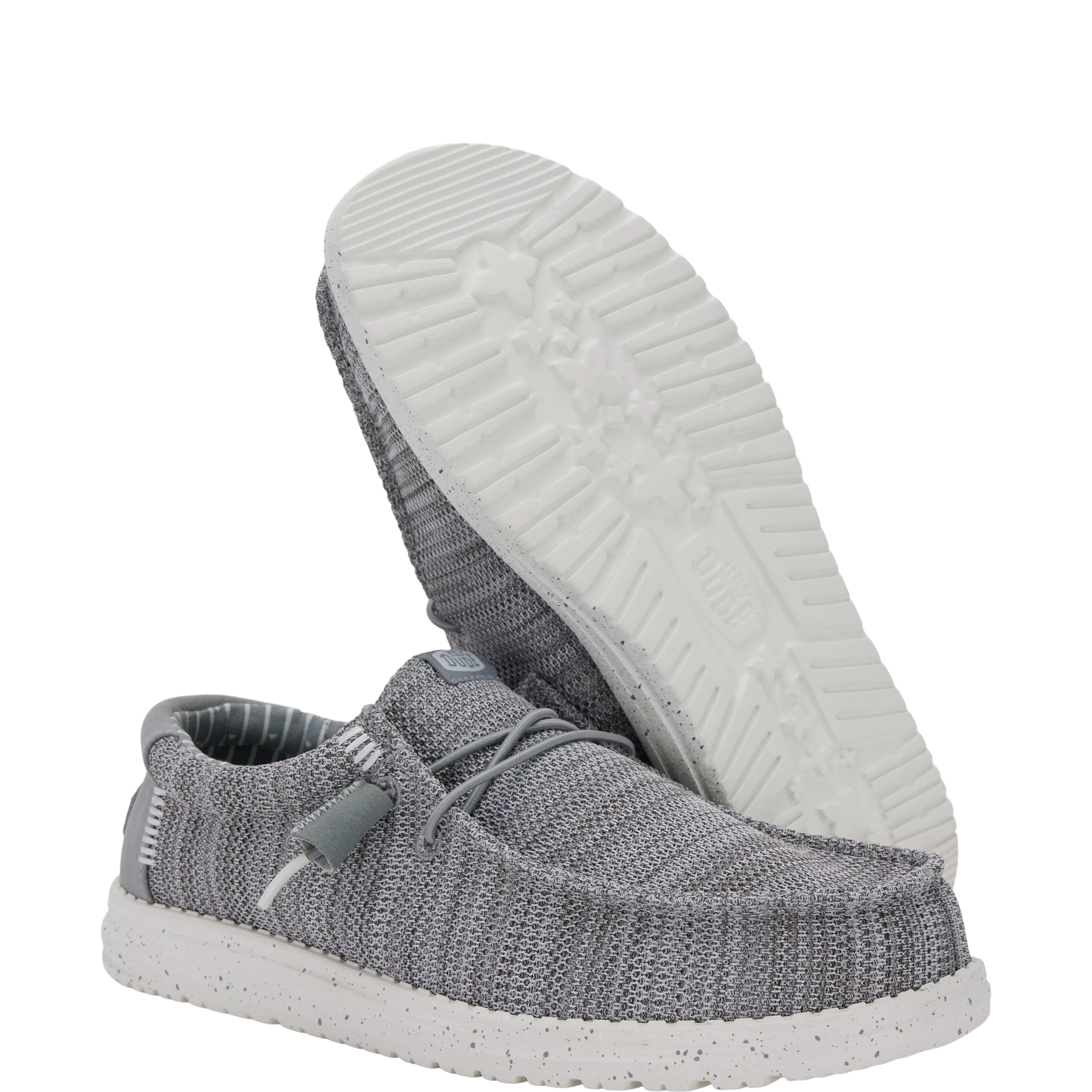 Hey Dude Wally Stretch Sox "Grey" Men's Shoe - GREY