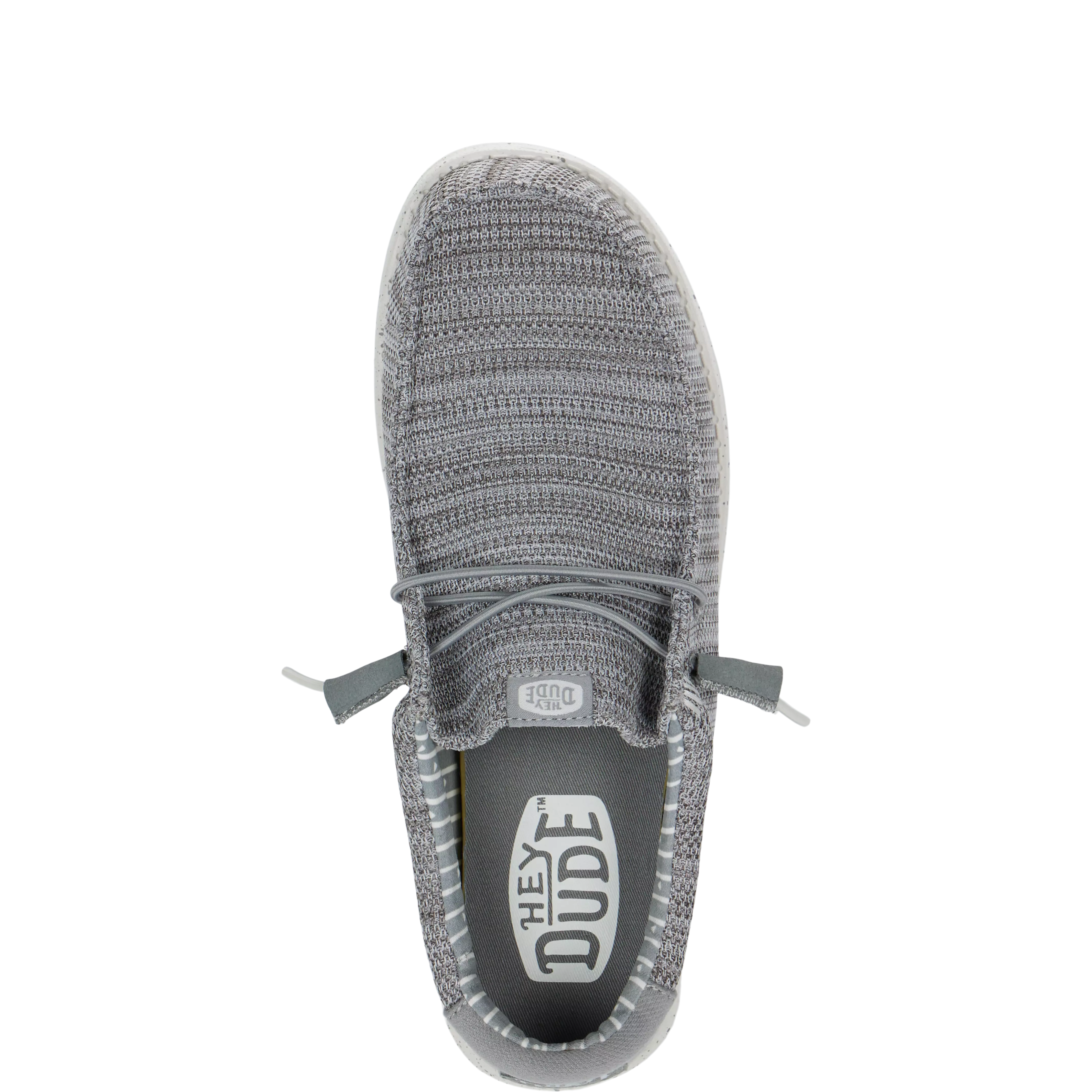 Hey Dude Wally Stretch Sox "Grey" Men's Shoe - GREY