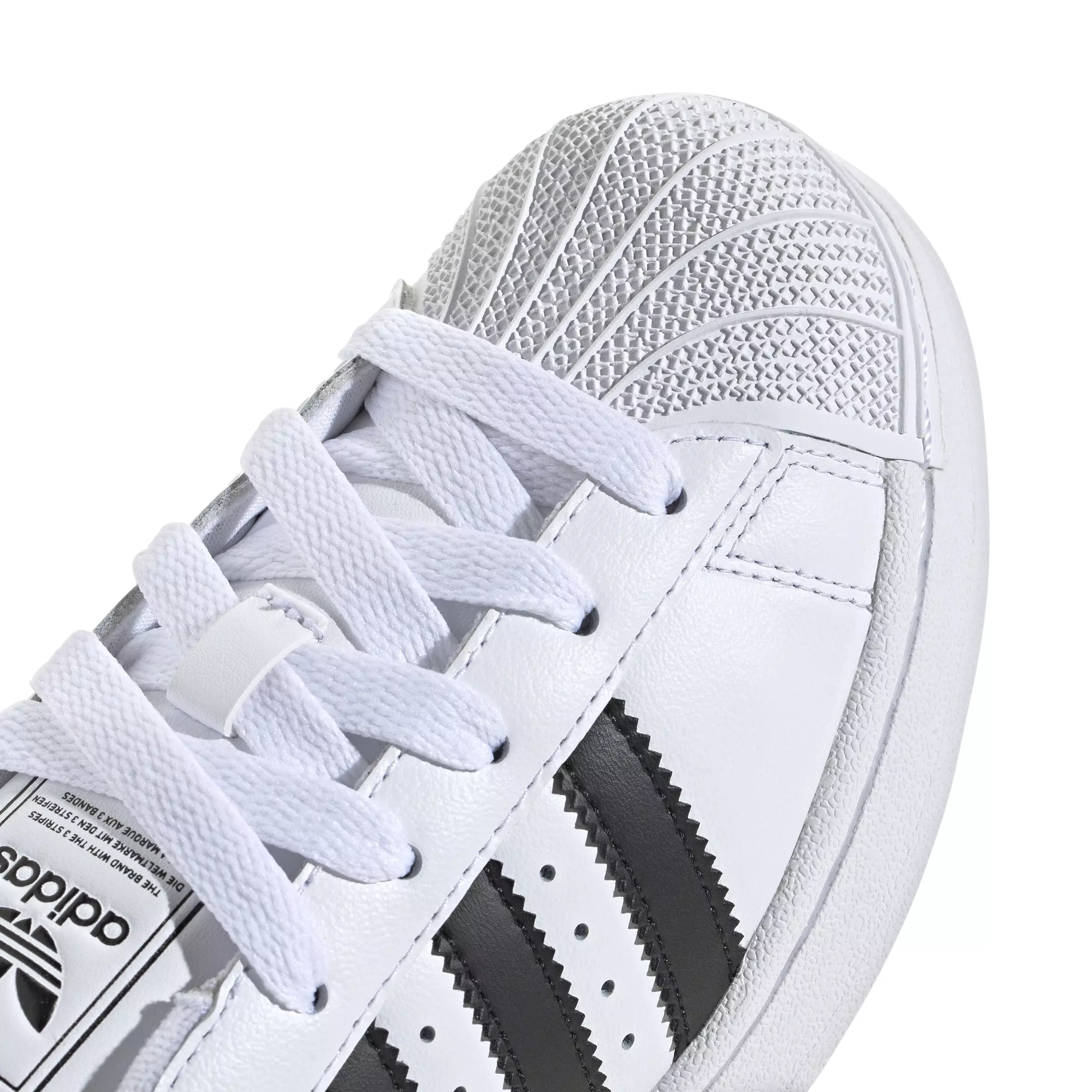 adidas Originals Superstar II "Ftwr White/Core Black" Grade School Kids' Shoe - WHITE/BLACK
