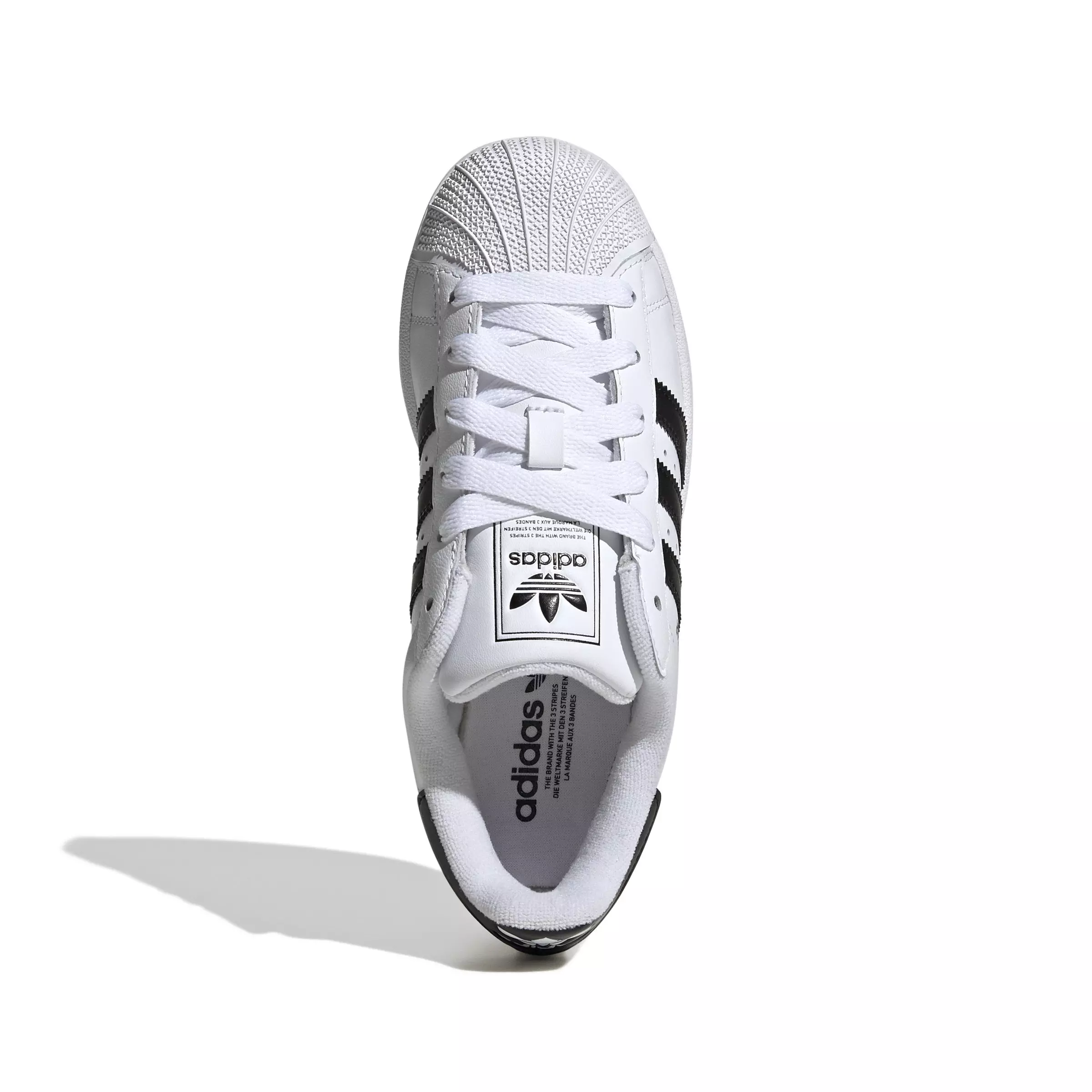 adidas Originals Superstar II "Ftwr White/Core Black" Grade School Kids' Shoe - WHITE/BLACK
