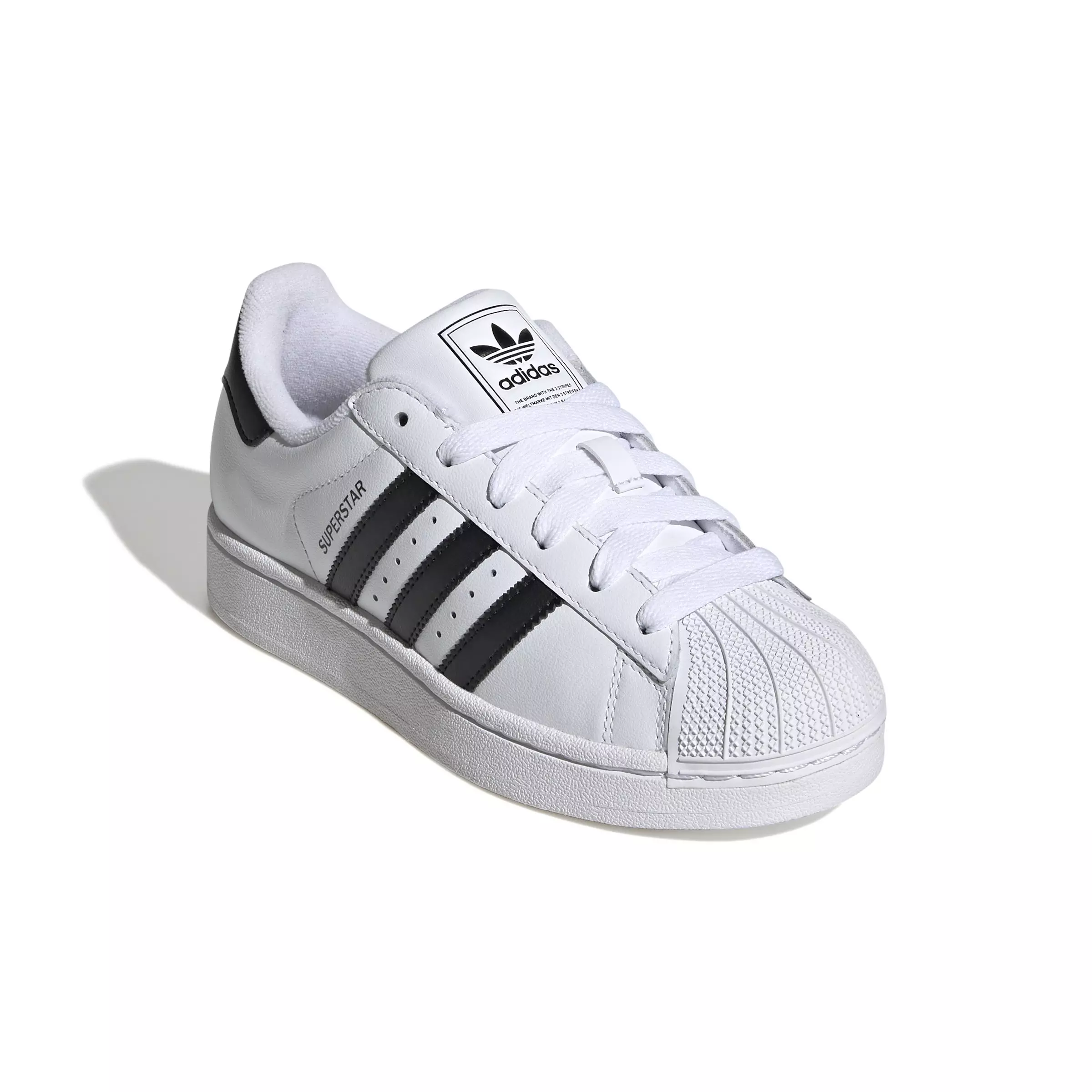 adidas Originals Superstar II "Ftwr White/Core Black" Grade School Kids' Shoe - WHITE/BLACK