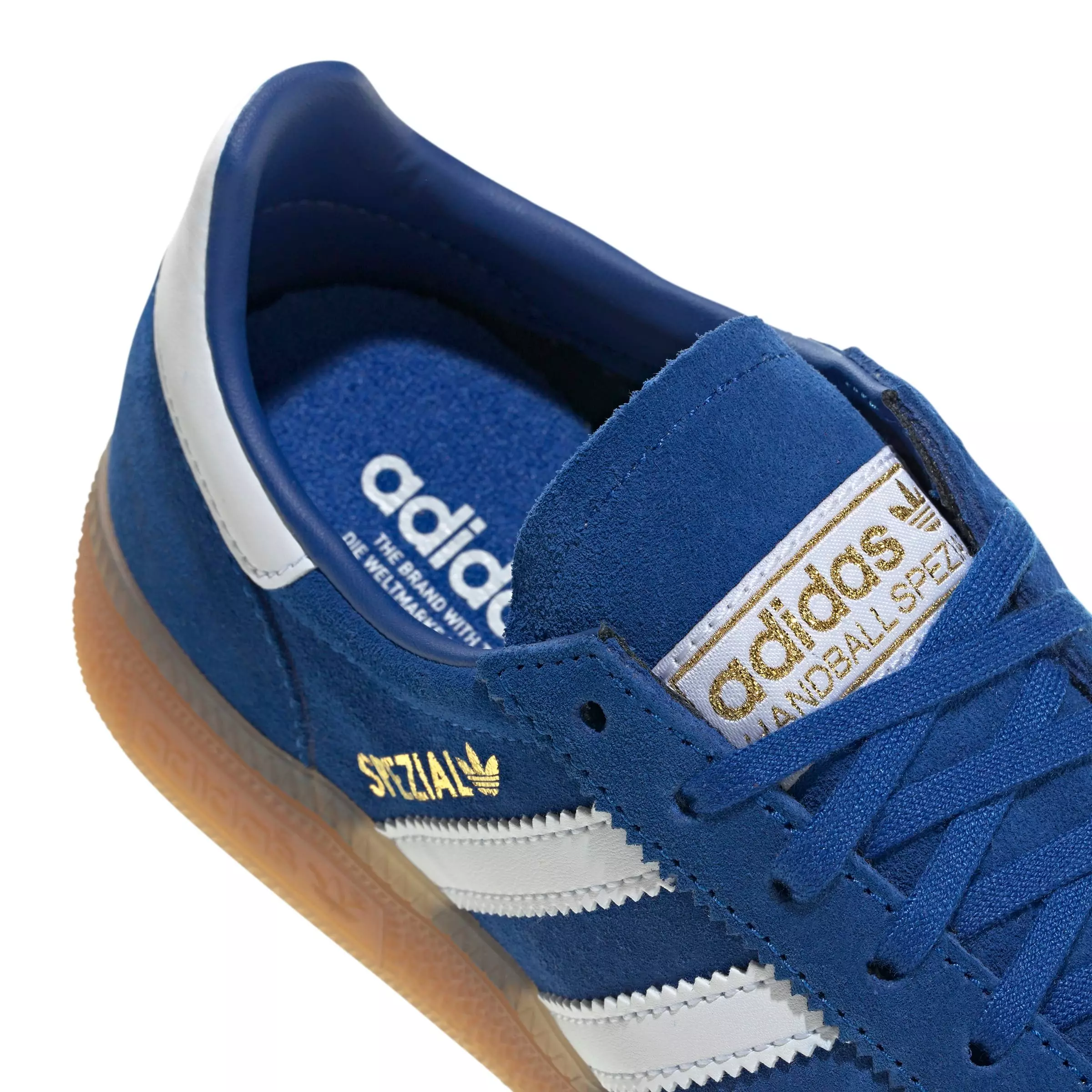 adidas Originals Handball Spezial "Team Royal Blue/White" Grade School Boys' Shoe - BLUE/WHITE