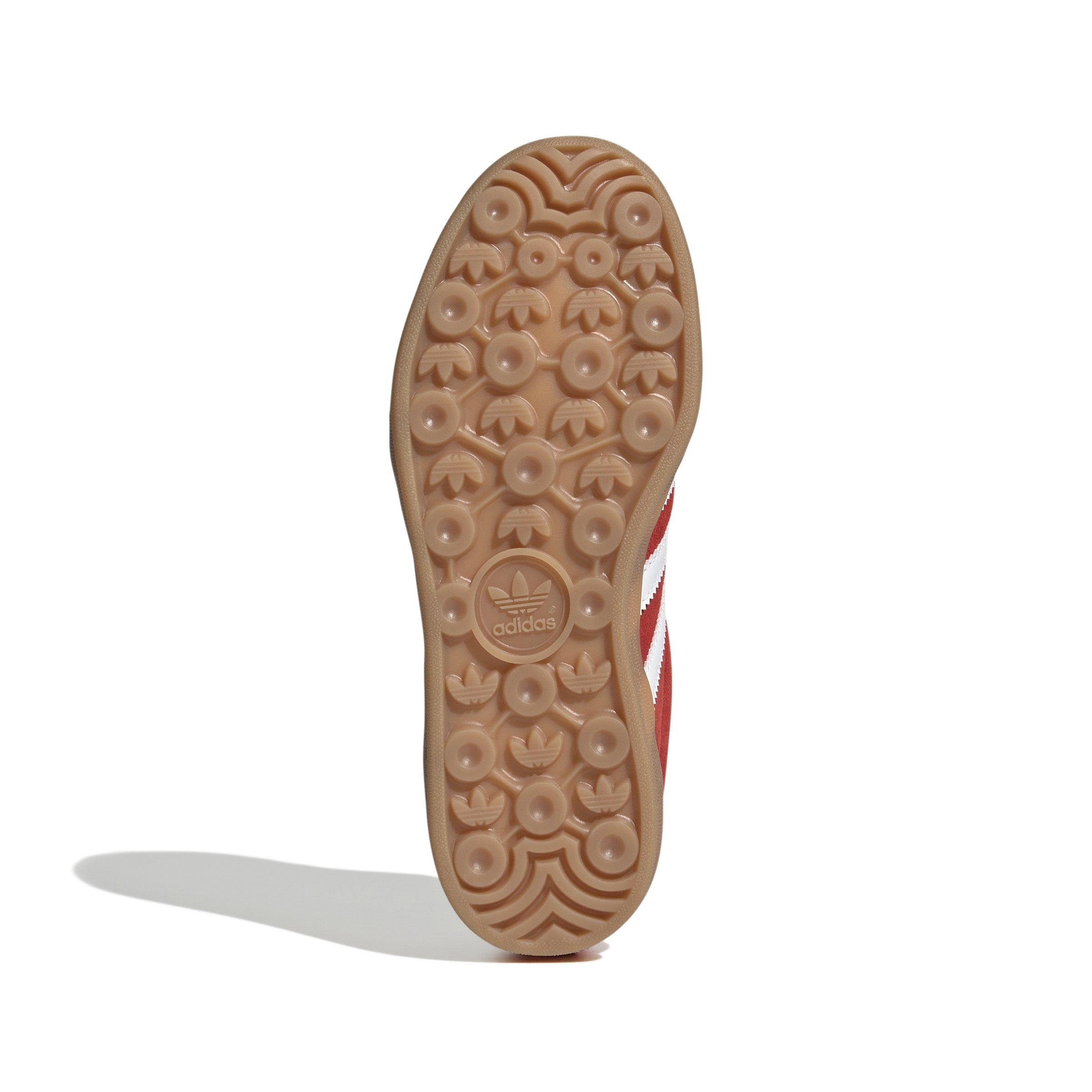 adidas Originals Gazelle Indoor Grade School Boys' "Better Scarlet/Ftwr White/Gum" Shoe