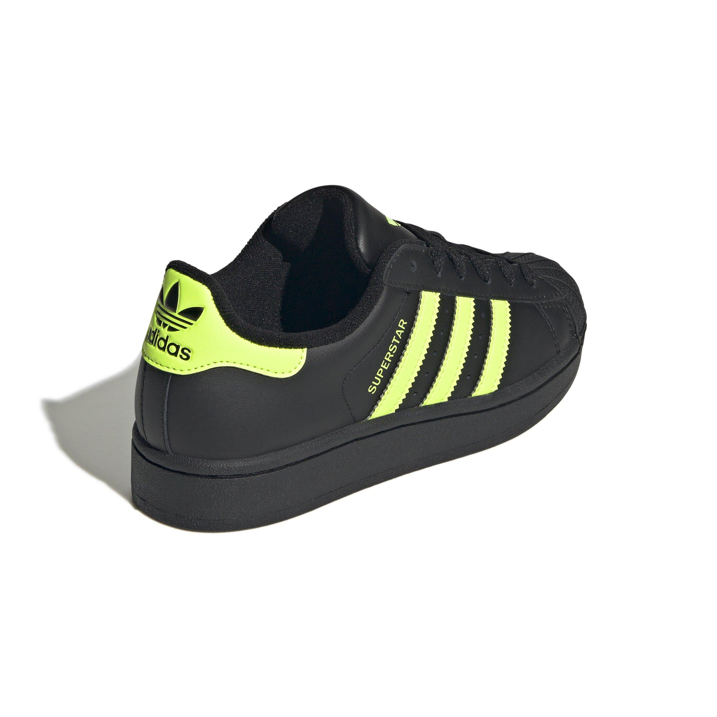 adidas Originals Superstar II Grade School Boys' "Core Black/Signal Green" Shoe