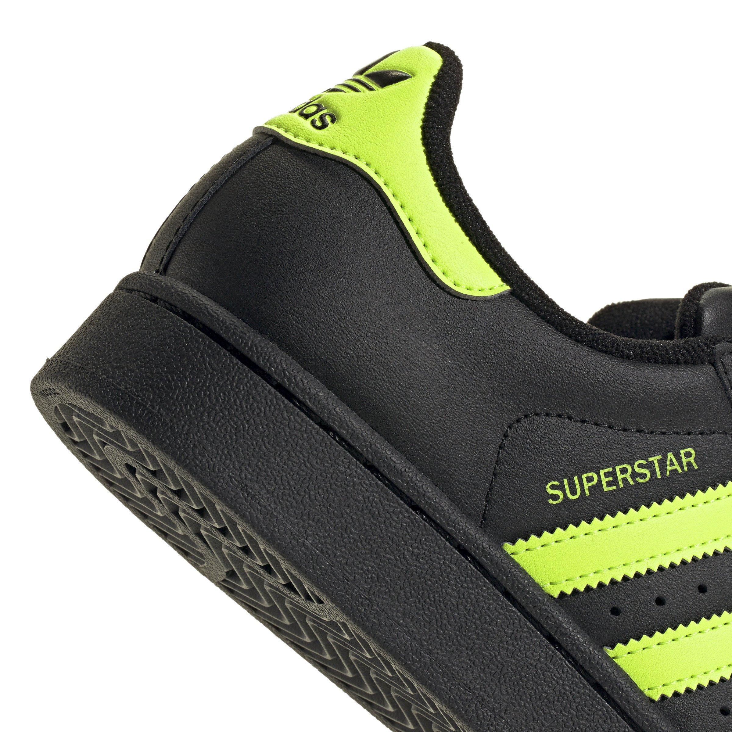 adidas Originals Superstar II Grade School Boys' "Core Black/Signal Green" Shoe