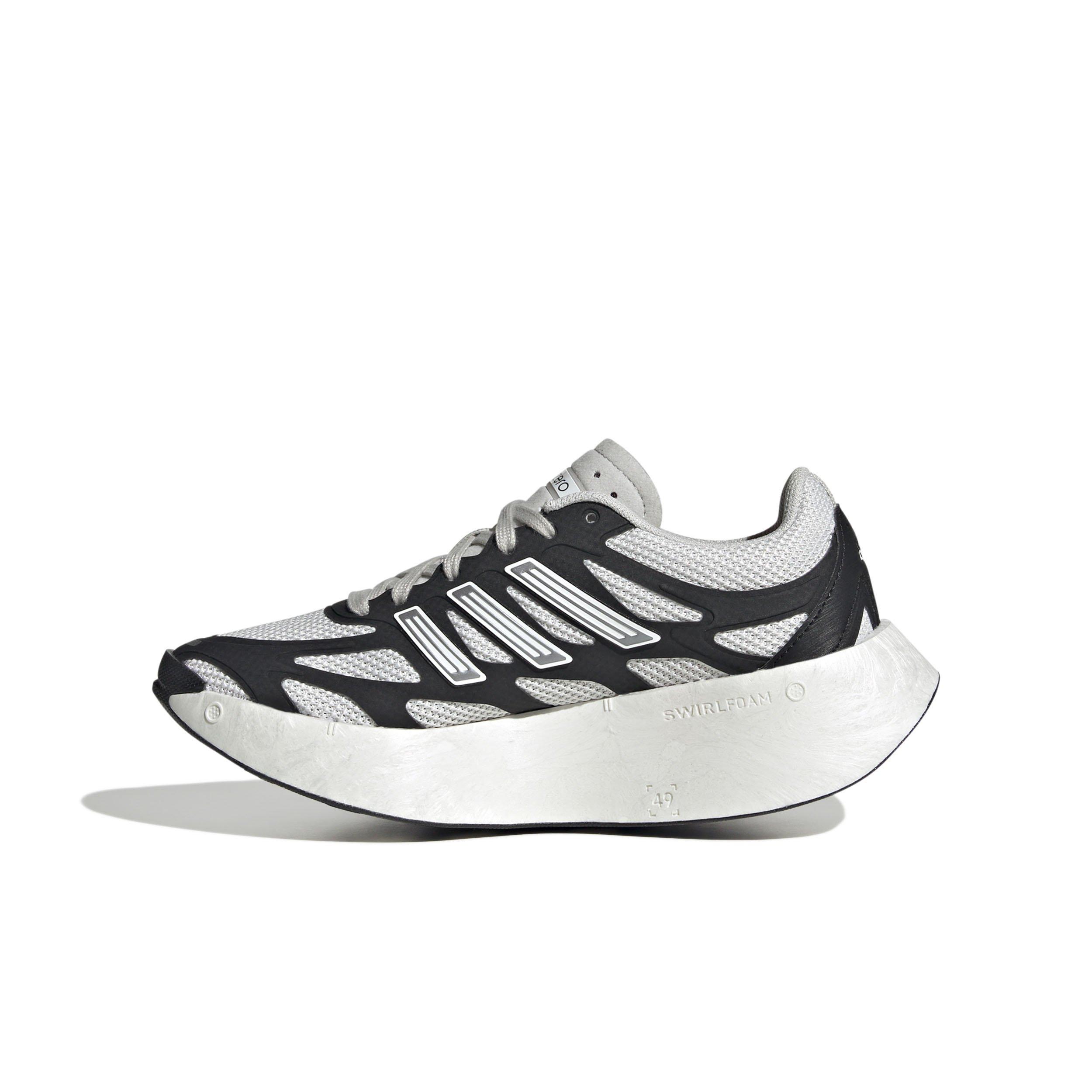 adidas Adizero Aruku Grade School Kids' "Core Black/Ftwr White/Grey" Running Shoe