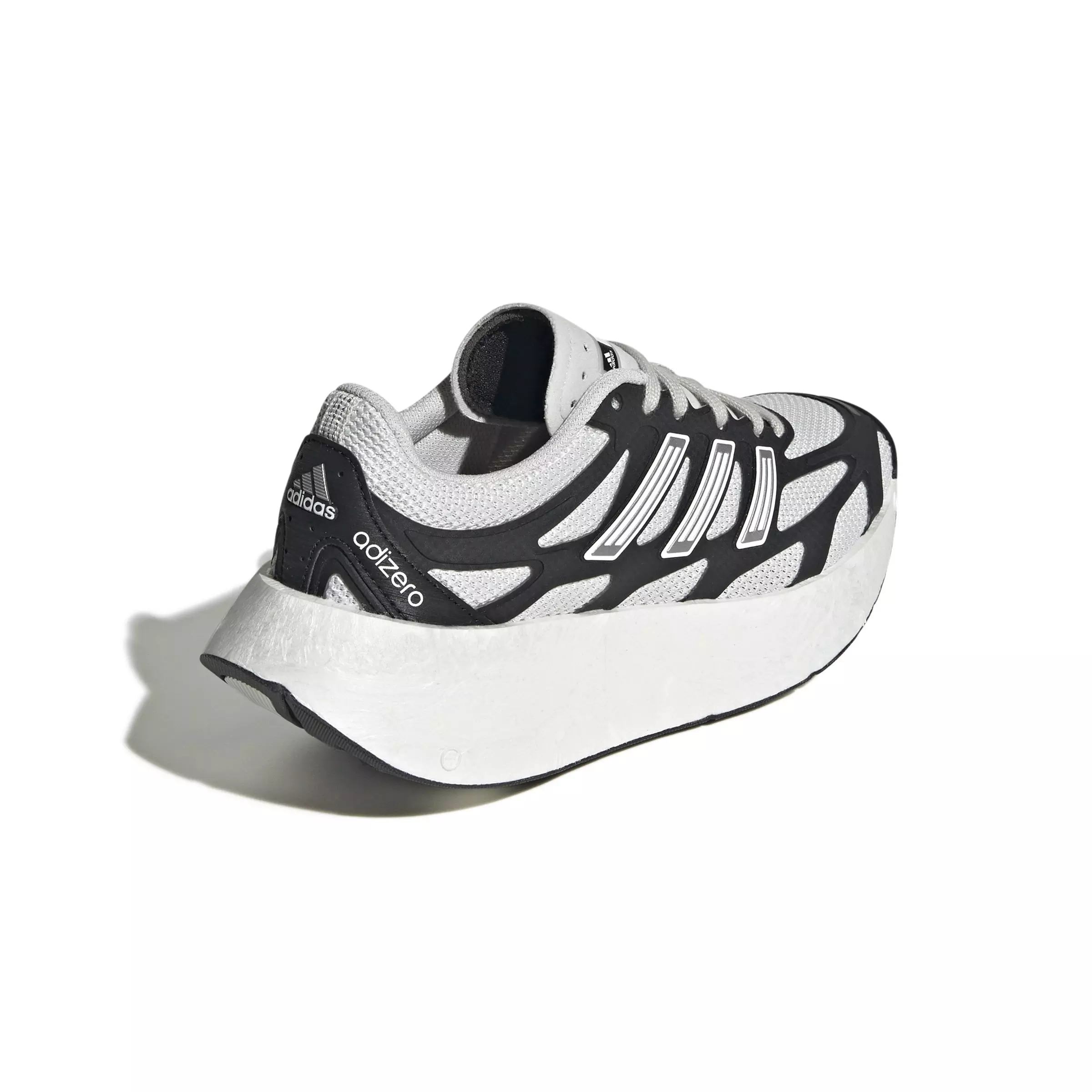 adidas Adizero Aruku "Core Black/Ftwr White/Grey" Grade School Kids' Running Shoe - BLACK/WHITE