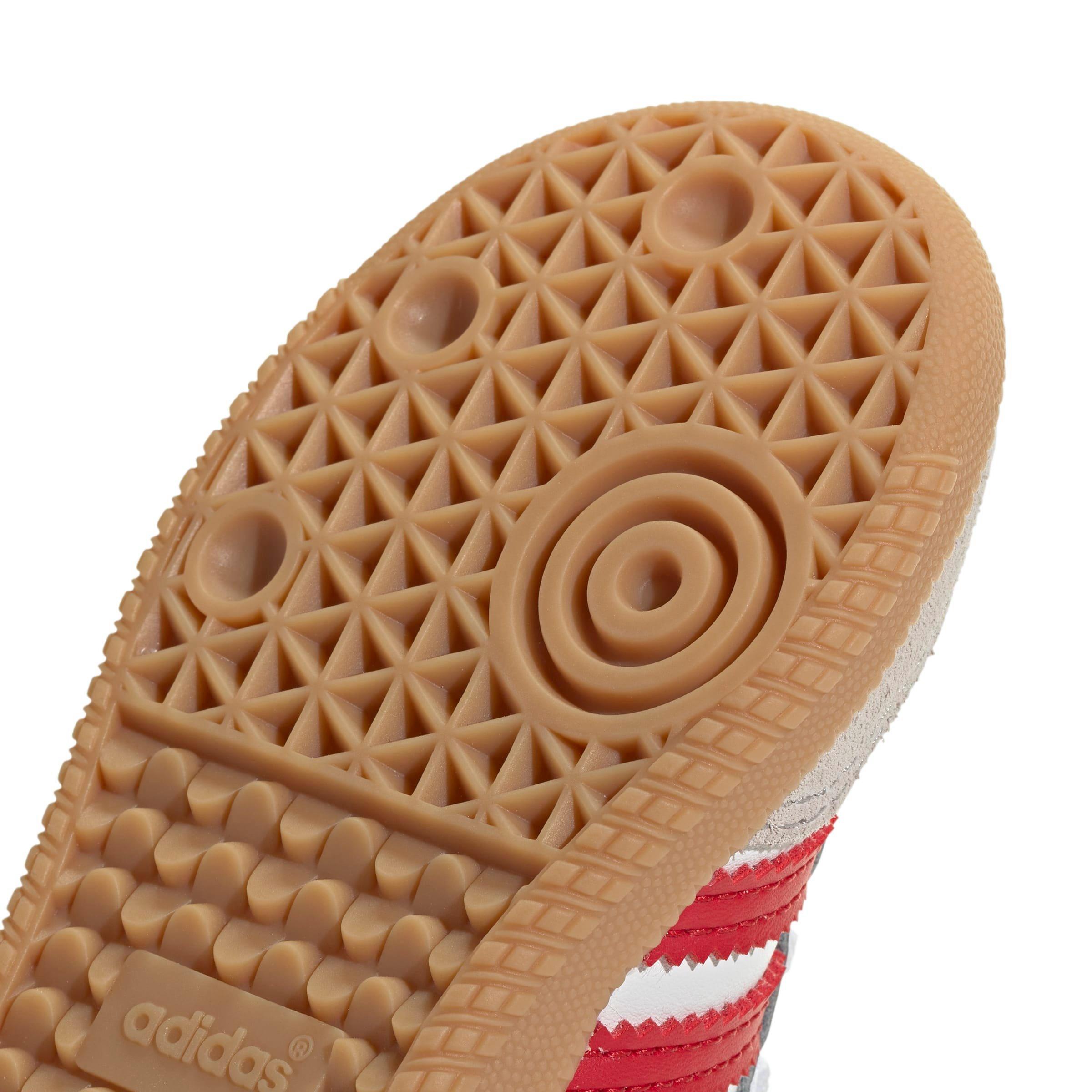 adidas Originals Samba OG Toddler Boys' "White/Better Scarlet/Gum" Shoe