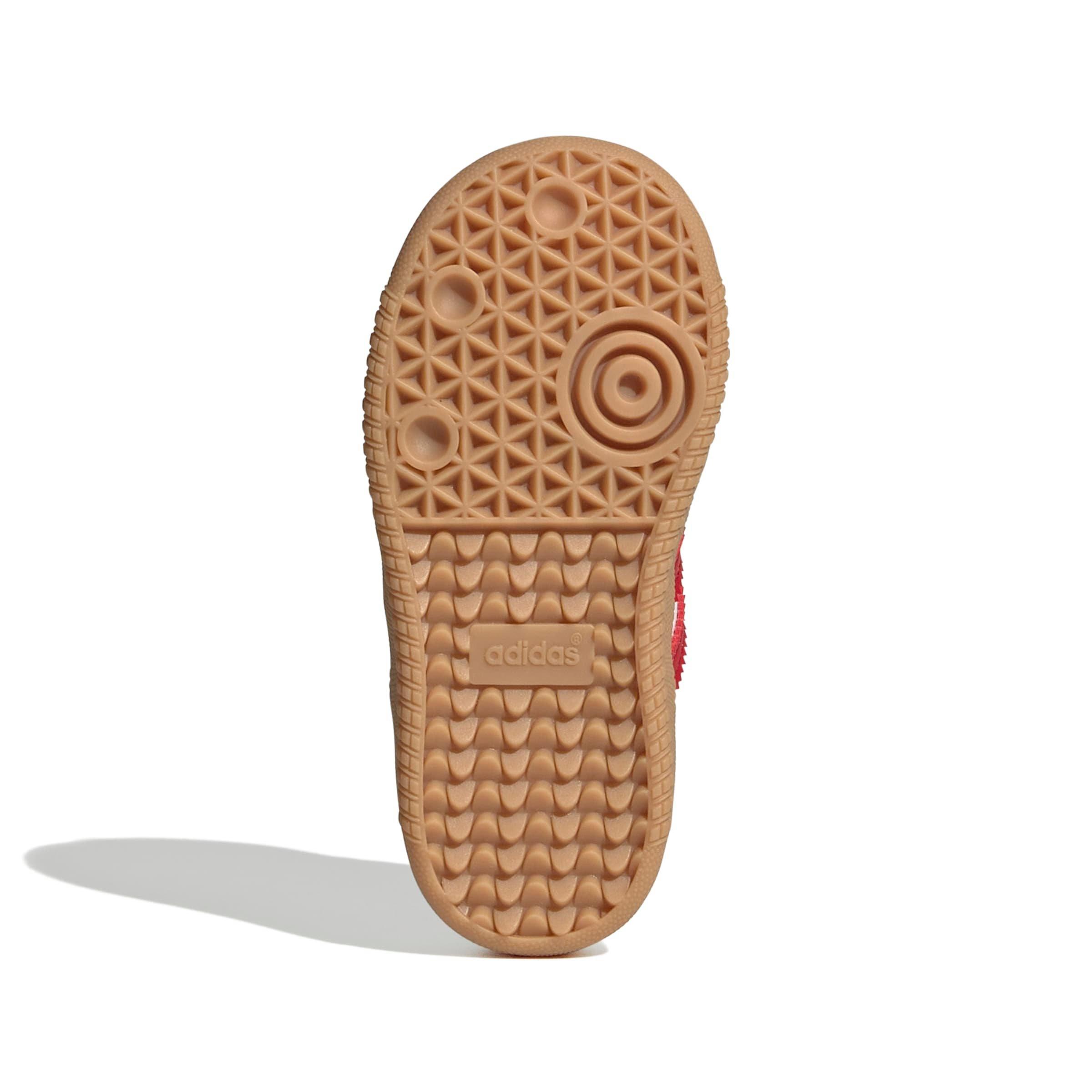 adidas Originals Samba OG Toddler Boys' "White/Better Scarlet/Gum" Shoe