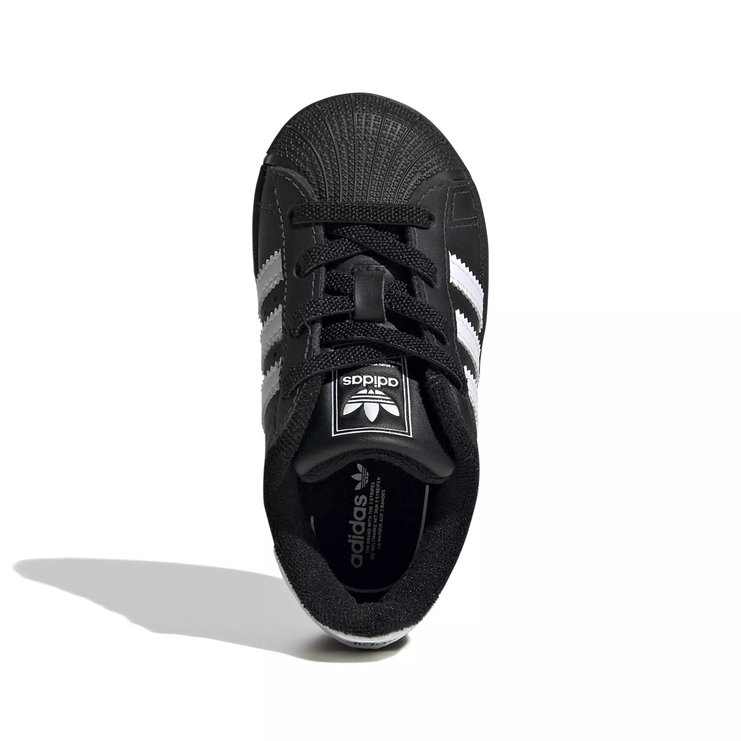 adidas Originals Superstar II "Core Black/White" Toddler Kids' Shoe - BLACK/WHITE