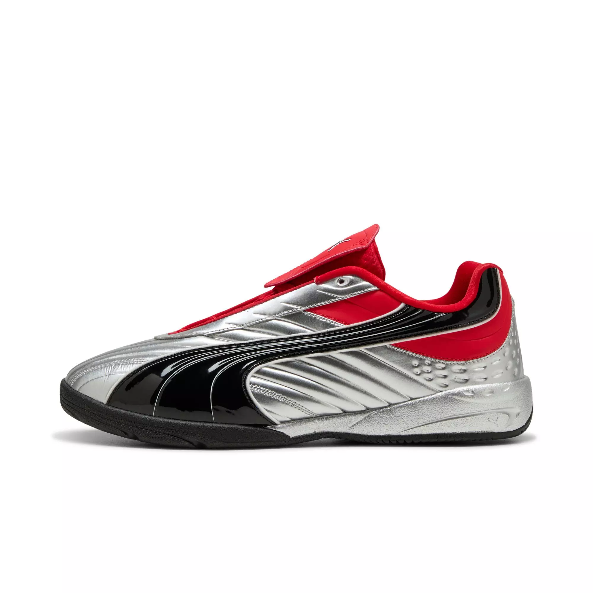 PUMA V-S2 Goalgetter "Silver/Red" Men's Shoe - SILVER/RED