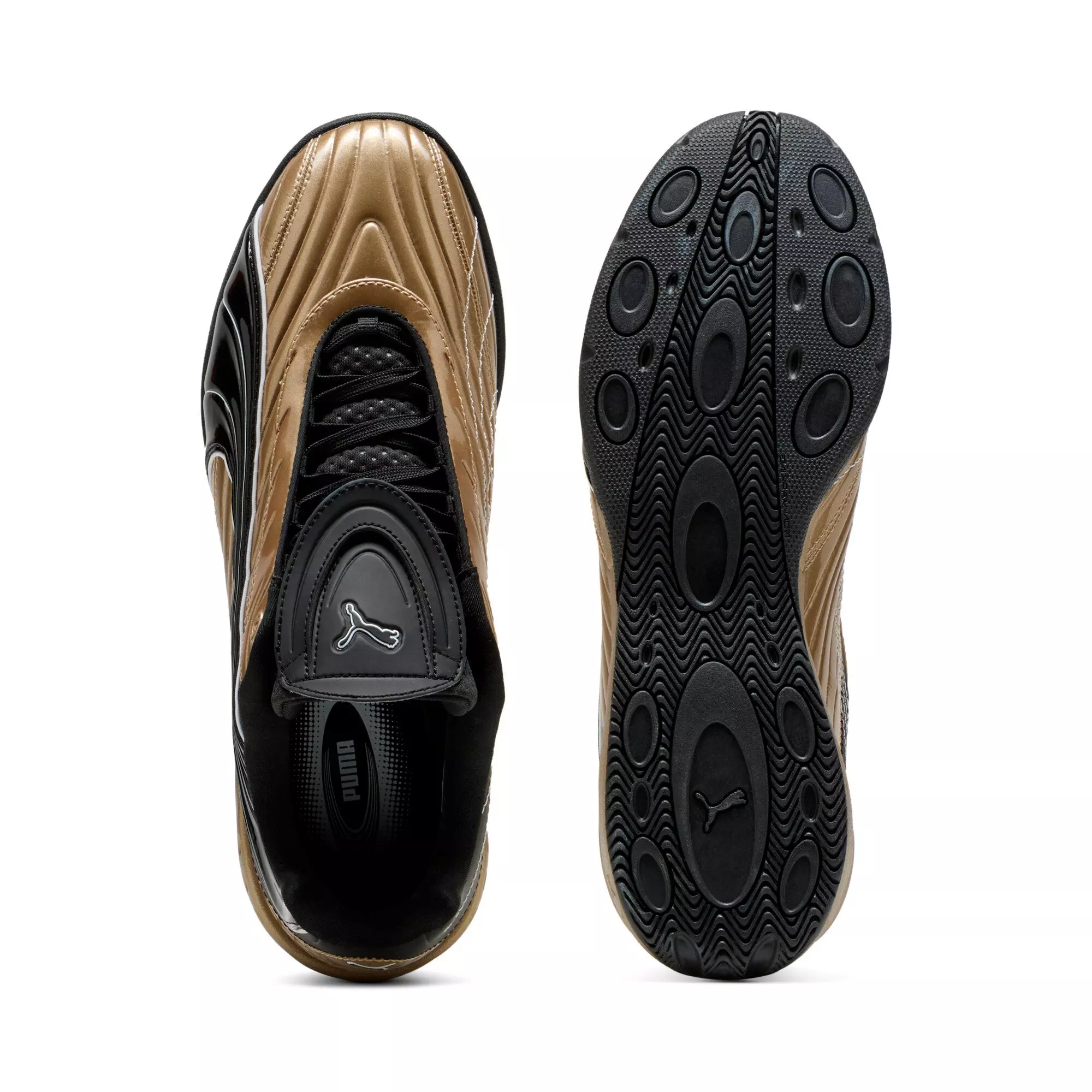 PUMA V-S2 Goalgetter "Gold/Black" Men's Shoe - GOLD/BLACK