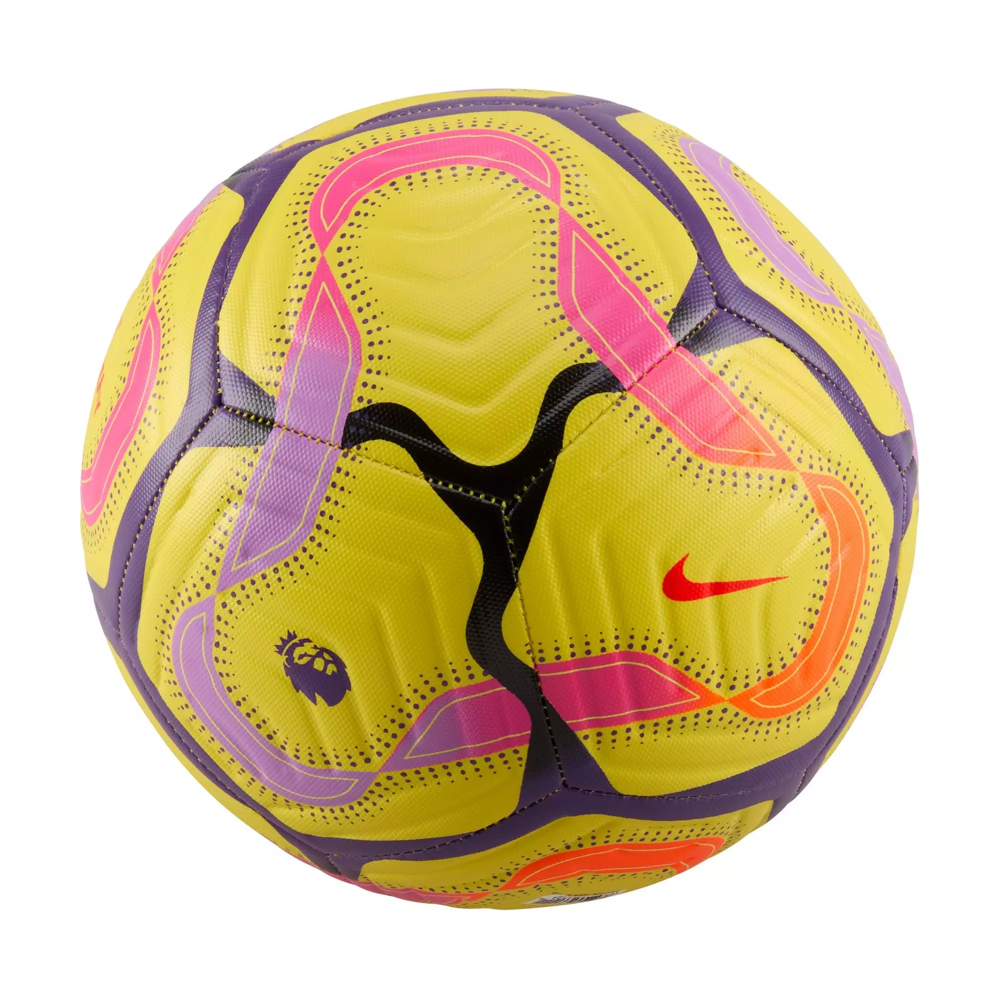 Nike Premier League Academy Soccer Ball - Yellow/Disco Purple/Bright Crimson - YELLOW/PURPLE