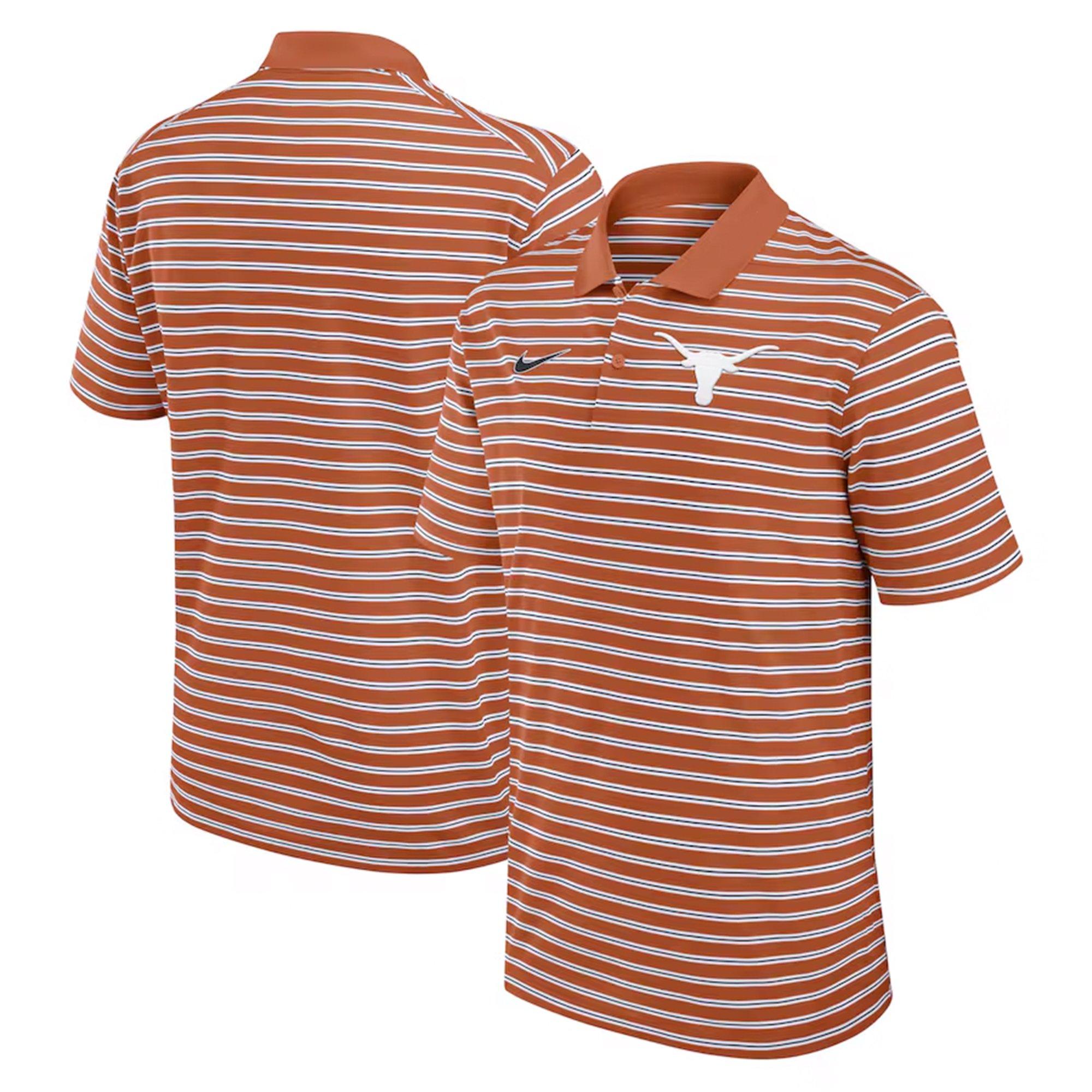 Nike Texas Longhorns Stripe Polo-Orange - ORANGE Thumbnail View 3