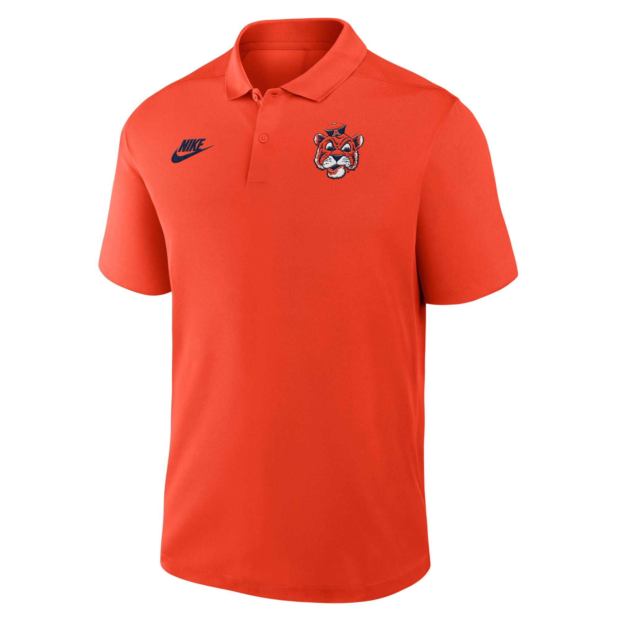 Nike Men's Auburn Tigers Victory Legacy Polo-Orange - ORANGE Thumbnail View 1