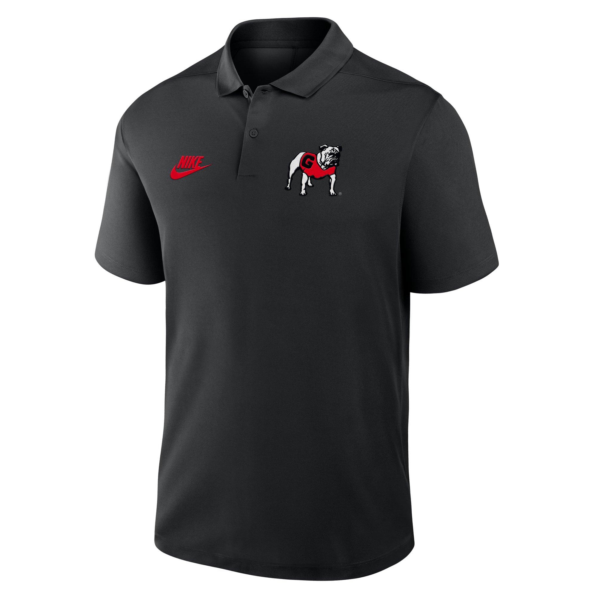 Nike Men's Georgia Bulldogs Victory Legacy Polo-Black - BLACK Thumbnail View 1