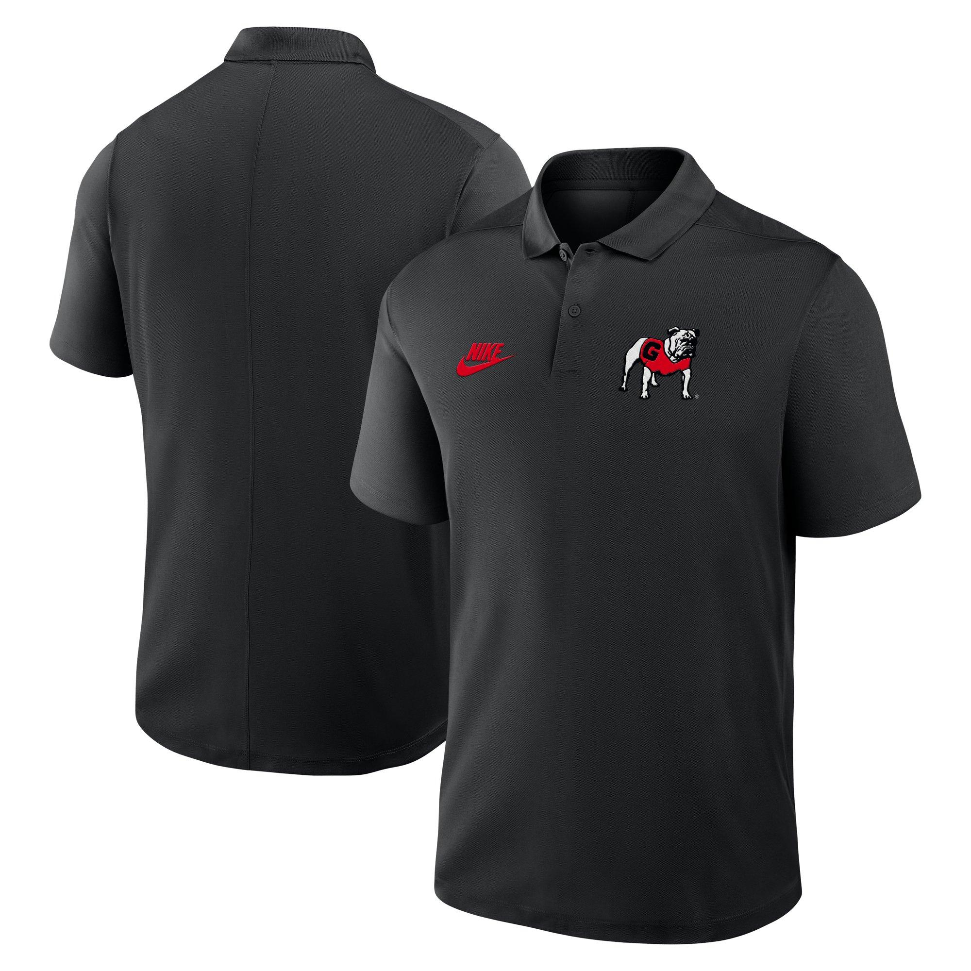 Nike Men's Georgia Bulldogs Victory Legacy Polo-Black - BLACK Thumbnail View 3