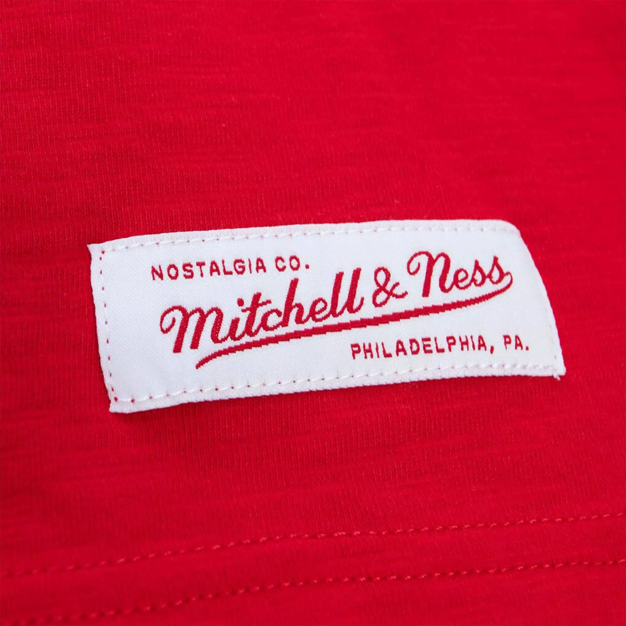 Mitchell &  Ness Georgia Bulldogs Legacy Slub Tee-Red - RED