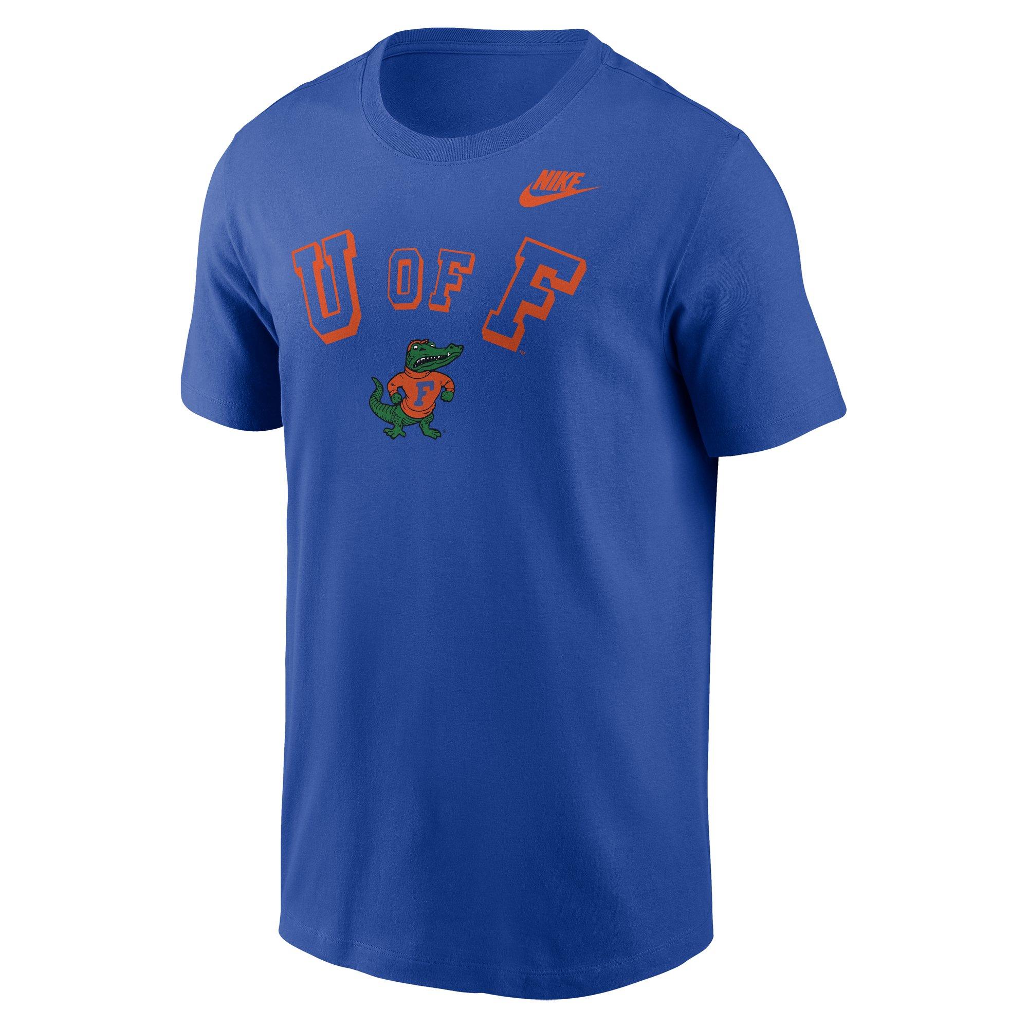 Nike Florida Gators Legacy Cotton Tee-Royal - ROYAL Thumbnail View 1