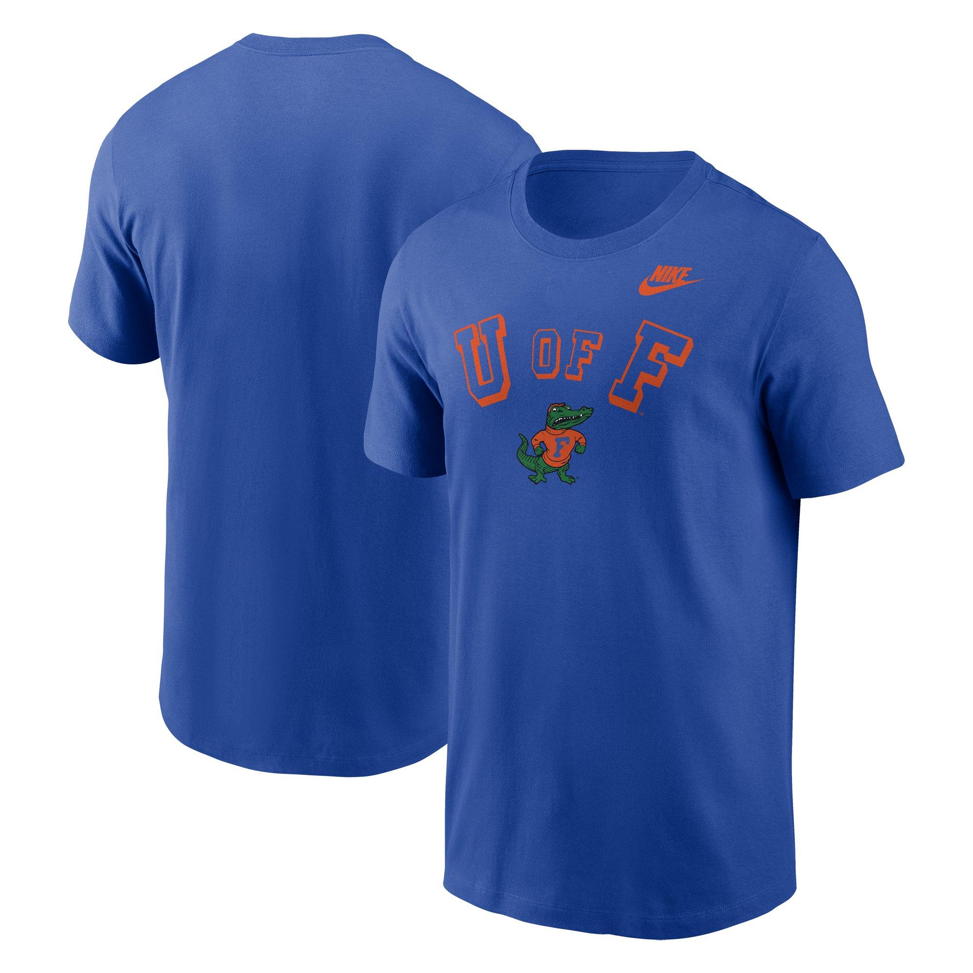 Nike Florida Gators Legacy Cotton Tee-Royal - ROYAL Thumbnail View 3