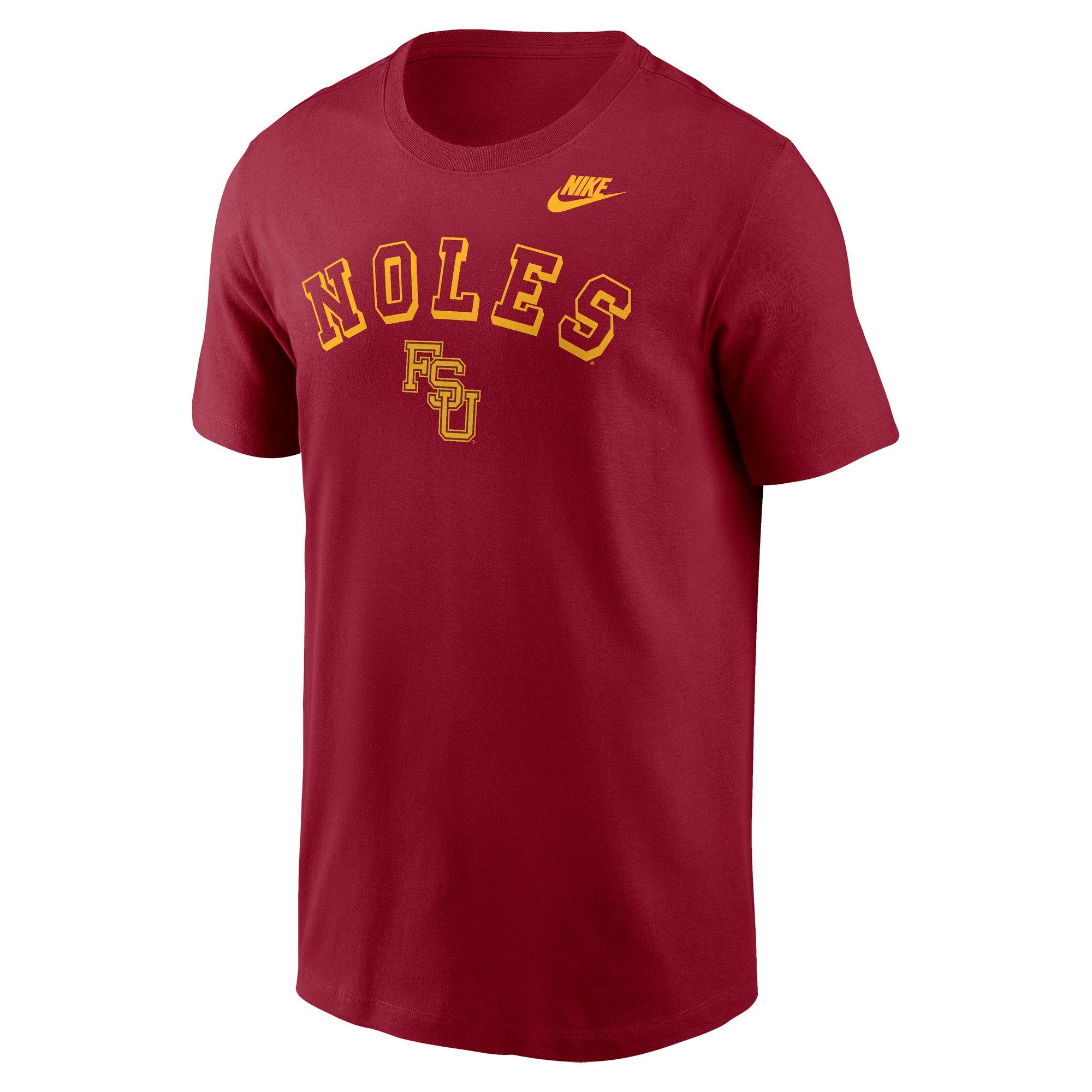 Nike Florida State Seminoles Legacy Cotton Tee-Red - RED Thumbnail View 1