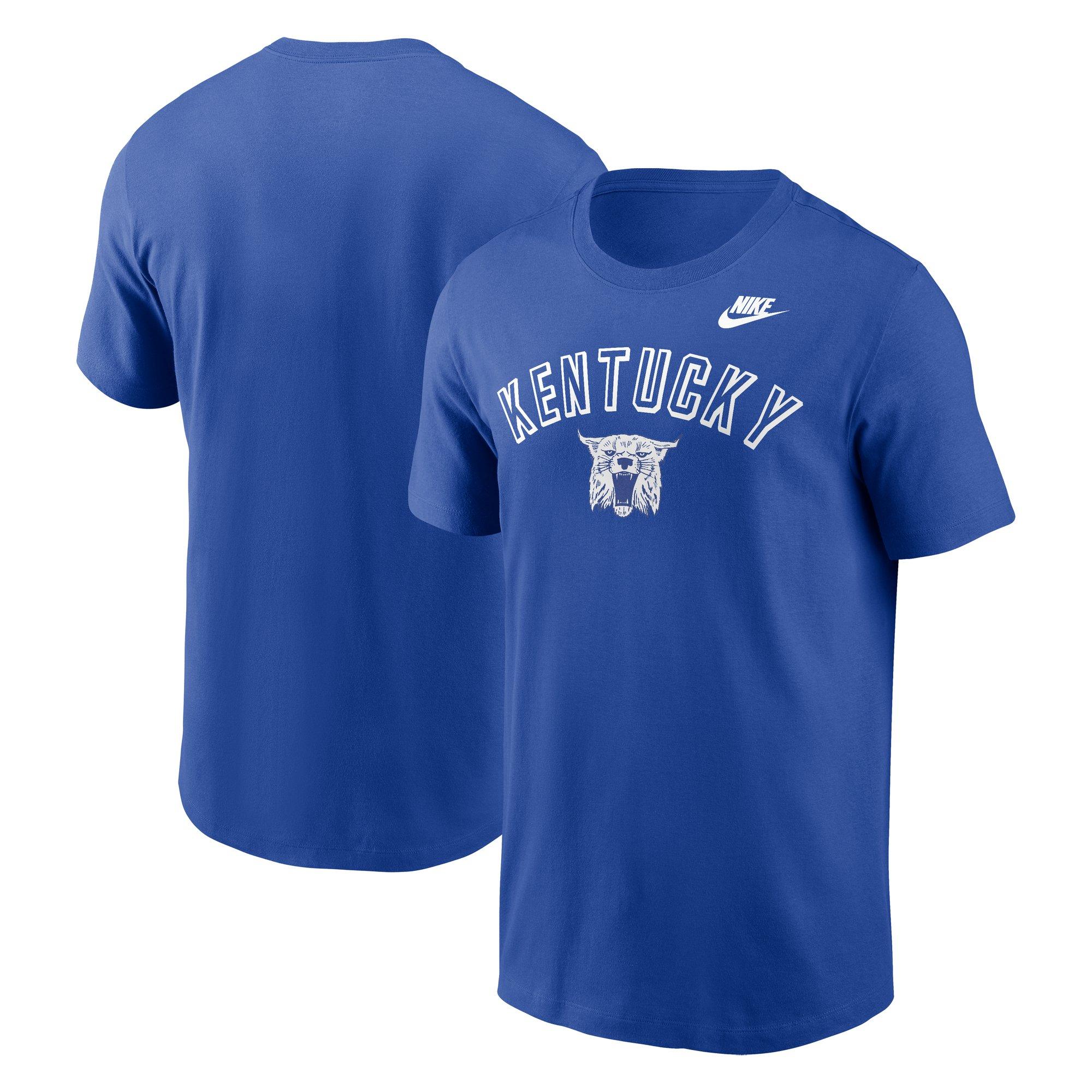 Nike Kentucky Wildcats Legacy Cotton Tee-Royal - ROYAL Thumbnail View 3
