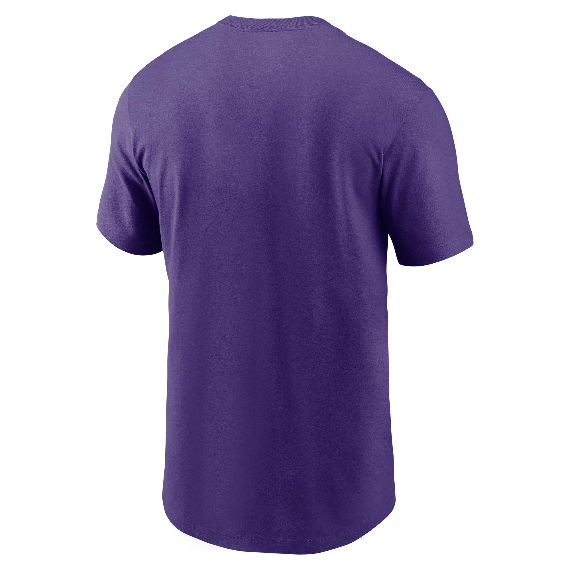 Nike LSU Tigers Legacy Cotton Tee-Purple - PURPLE Thumbnail View 2