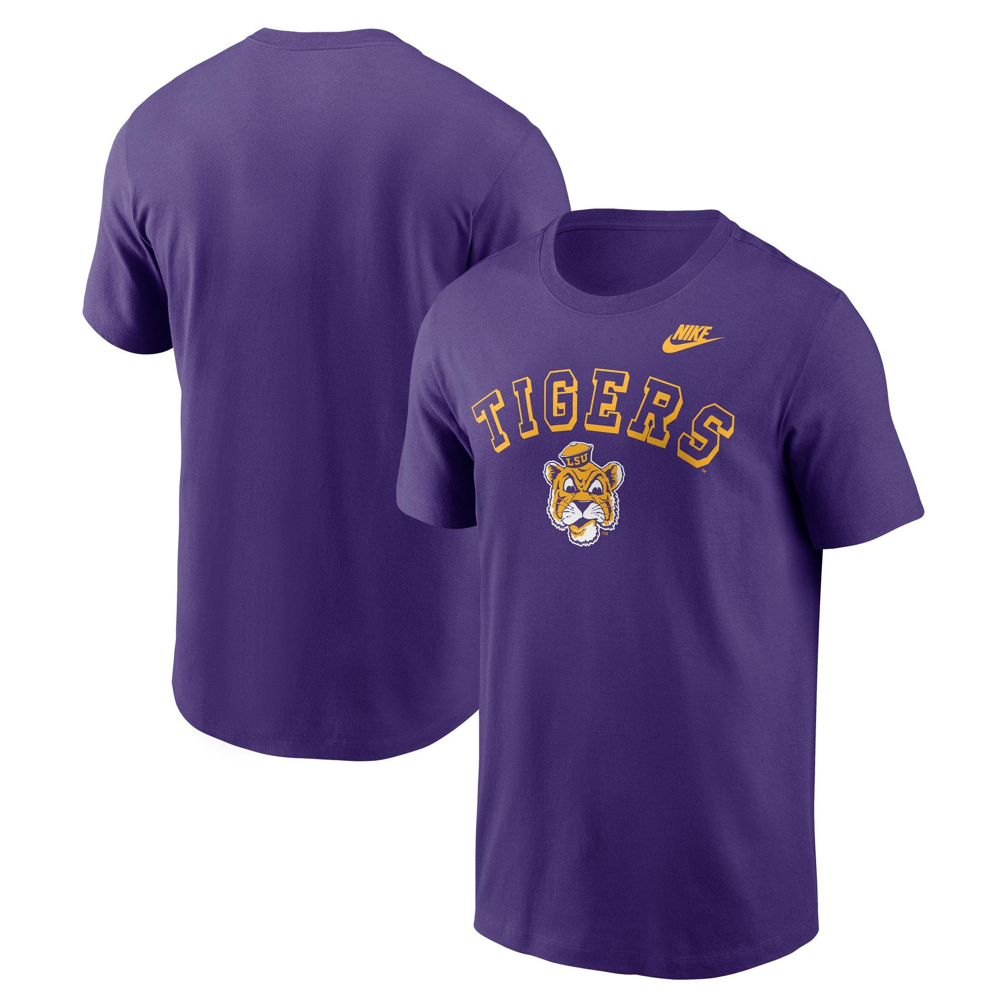 Nike LSU Tigers Legacy Cotton Tee-Purple - PURPLE Thumbnail View 3